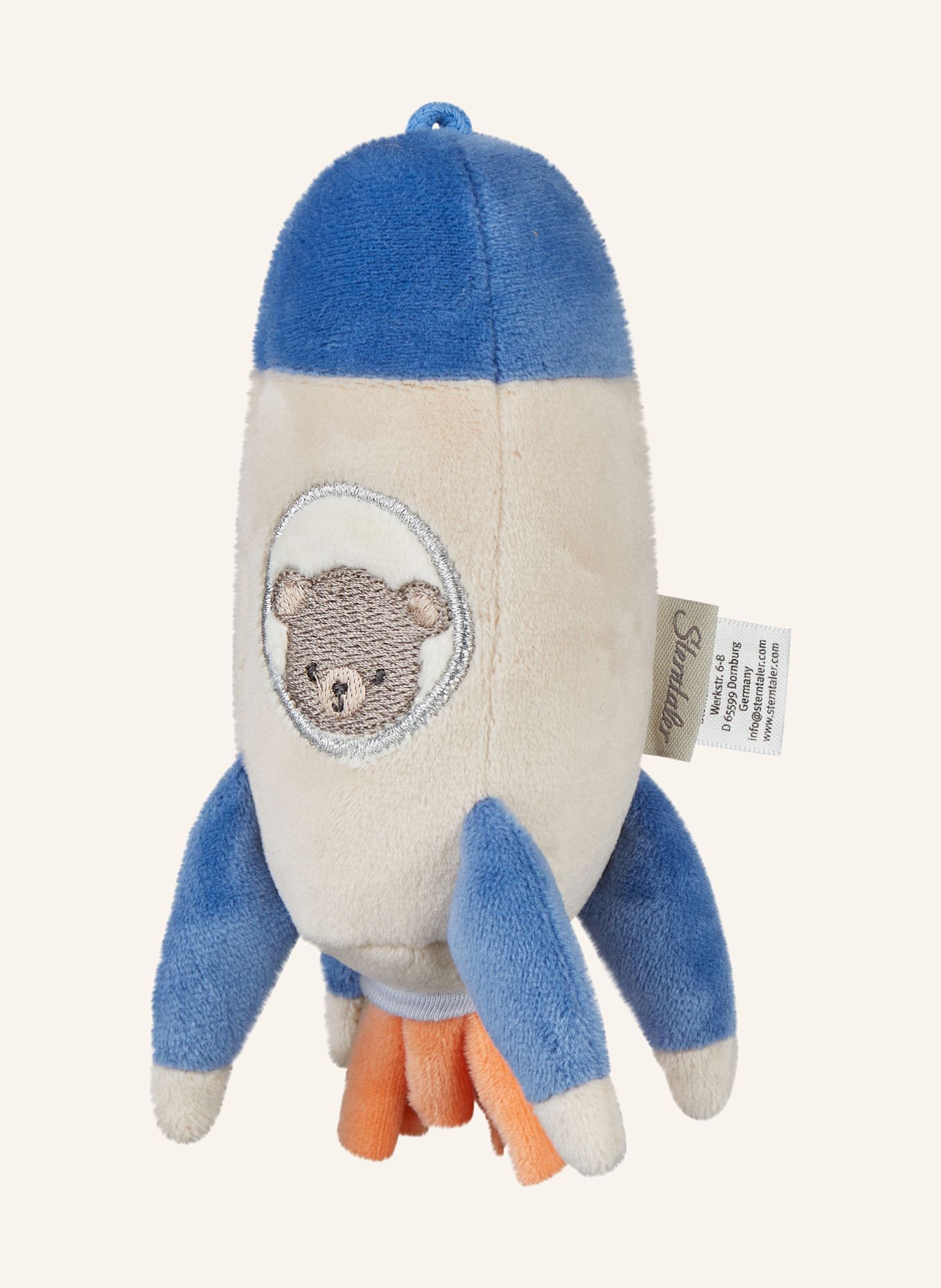 Sterntaler Kuscheltier S WELTRAUM Rakete: WEISS