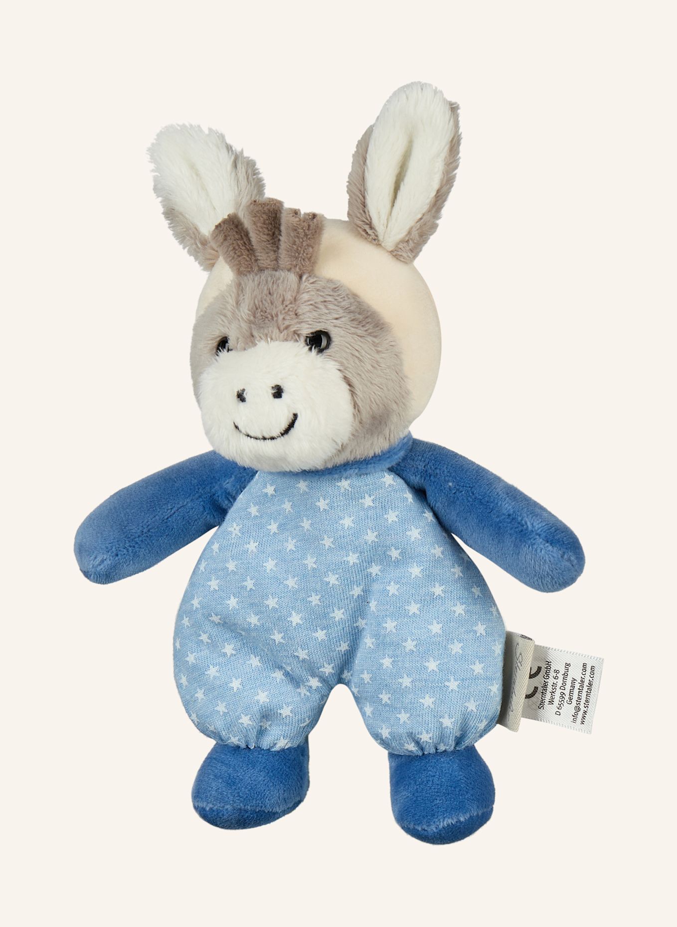 Sterntaler Kuscheltier S ESEL Cosmo Emmi: BLAU