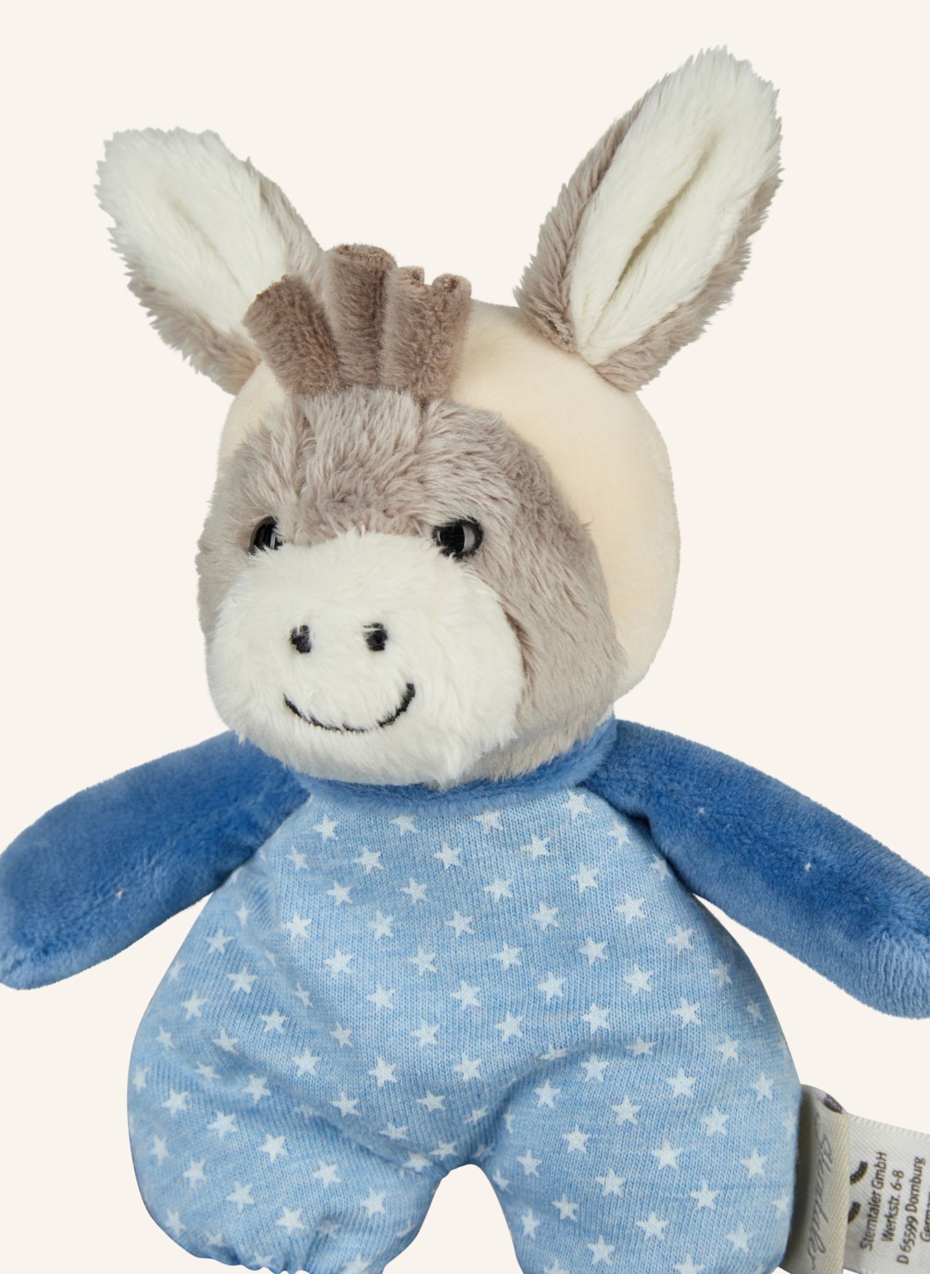 Sterntaler Kuscheltier S ESEL Cosmo Emmi: BLAU