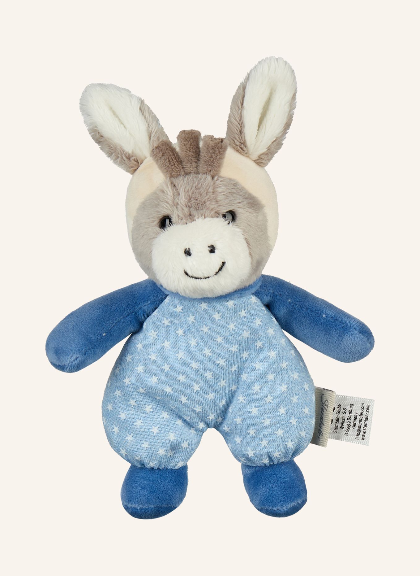 Sterntaler Kuscheltier S ESEL Cosmo Emmi: BLAU