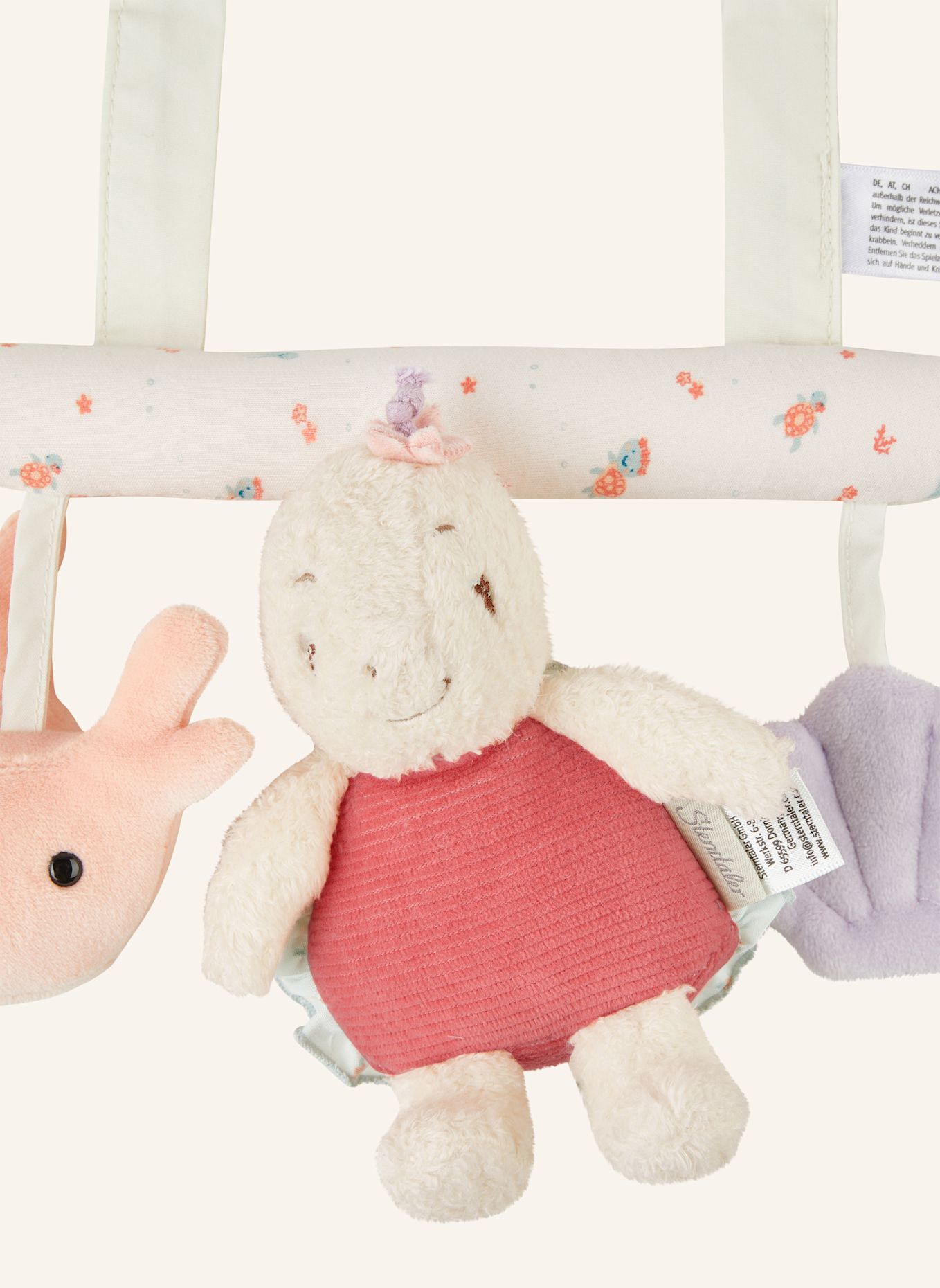Sterntaler Spielzeug zum Aufhängen SCHILDKRÖTE Sally: ROSA