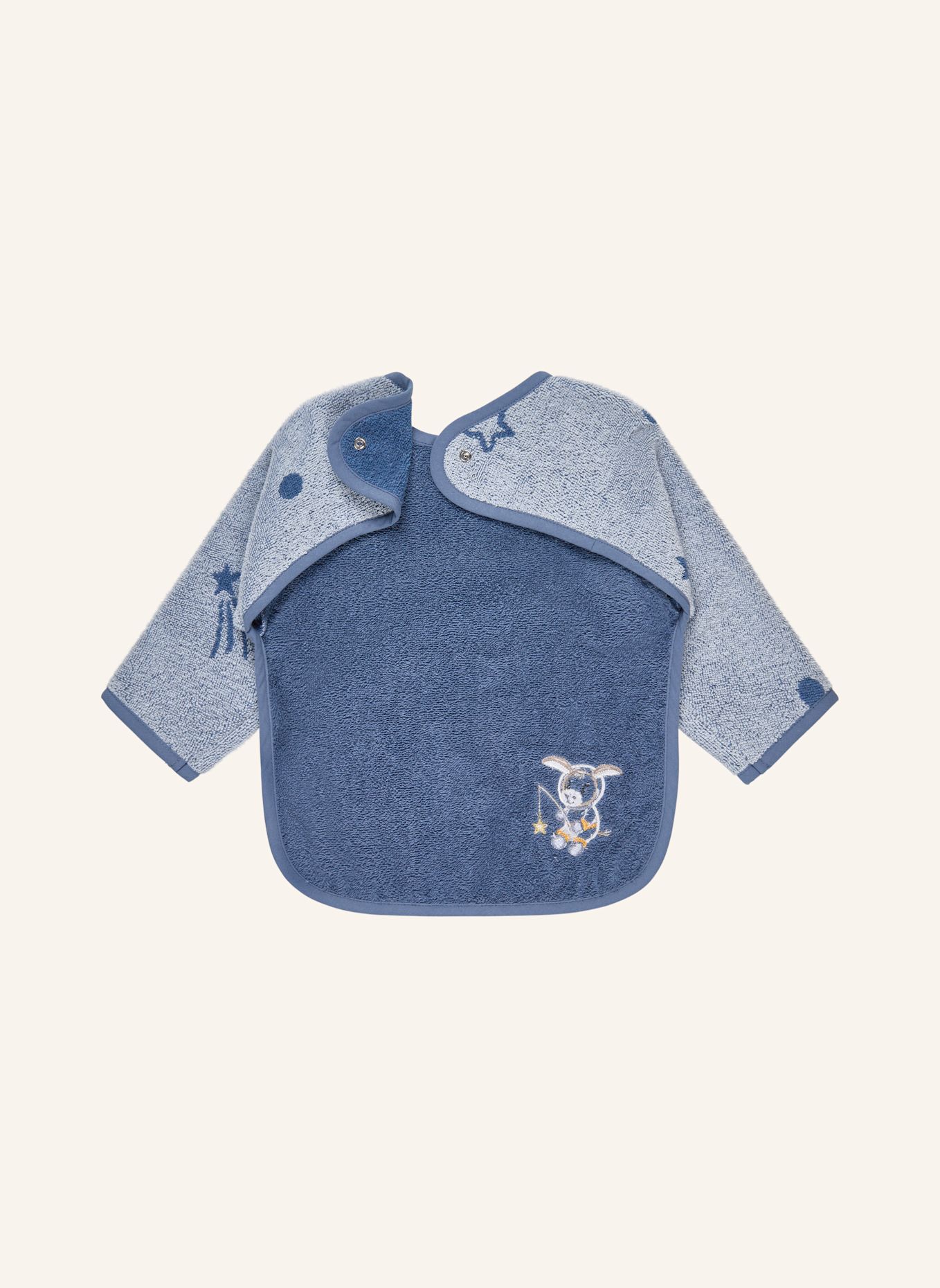 Sterntaler Ärmellätzchen WELTRAUM: BLAU