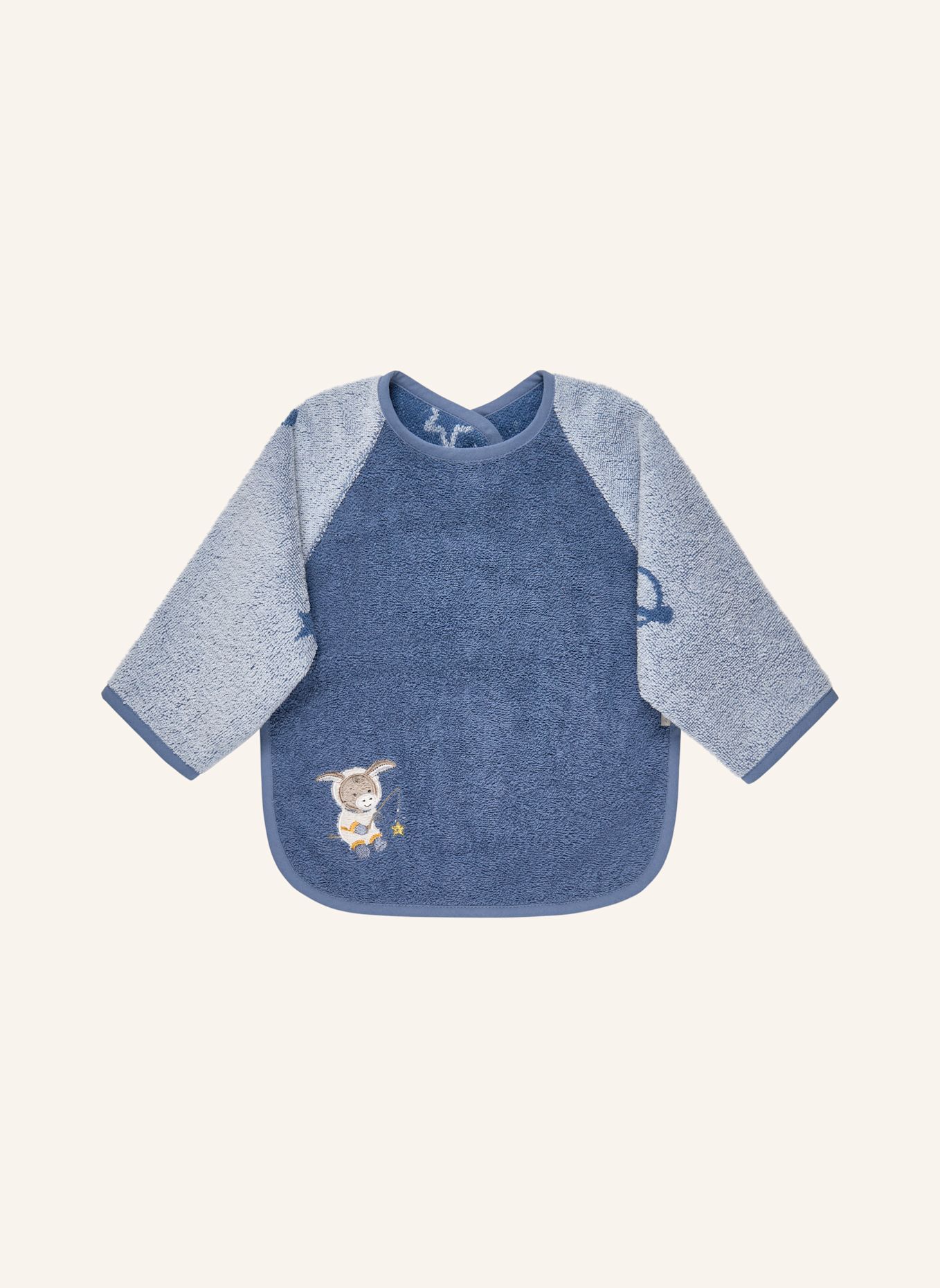 Sterntaler Ärmellätzchen WELTRAUM: BLAU
