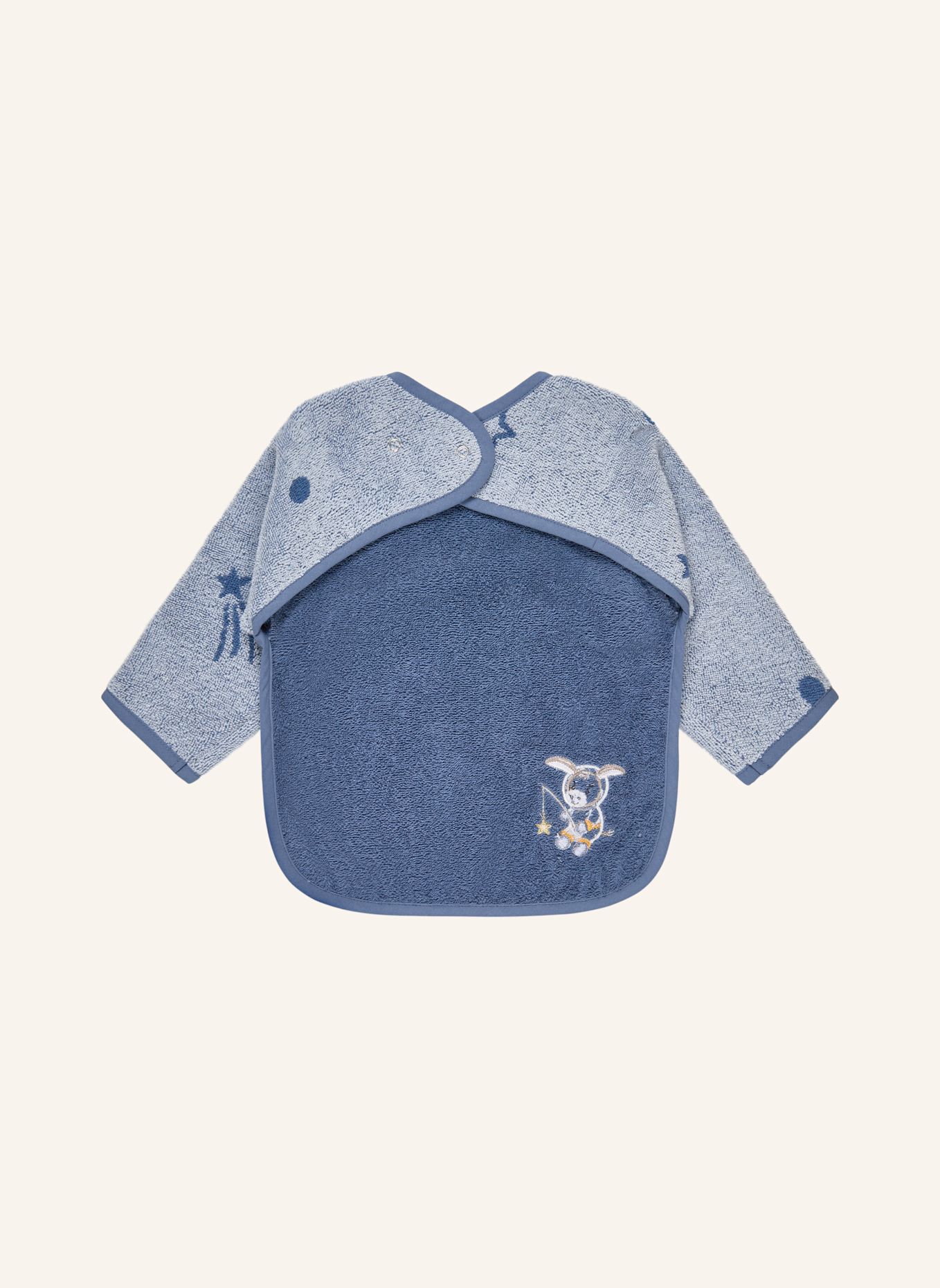 Sterntaler Ärmellätzchen WELTRAUM: BLAU