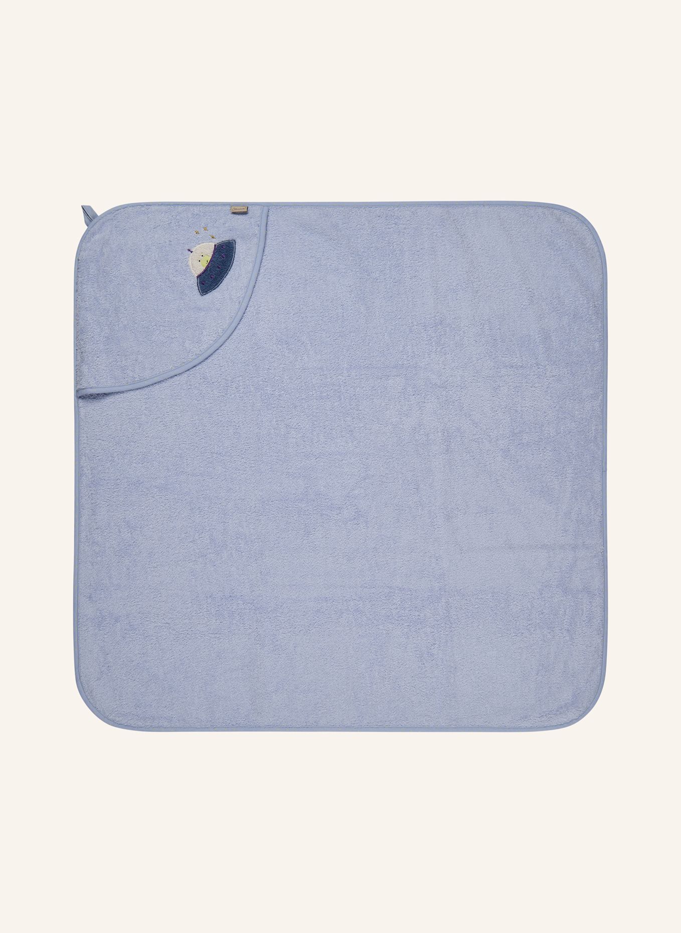 Sterntaler Kapuzenbadetuch 80x80 cm WELTRAUM: HELLBLAU