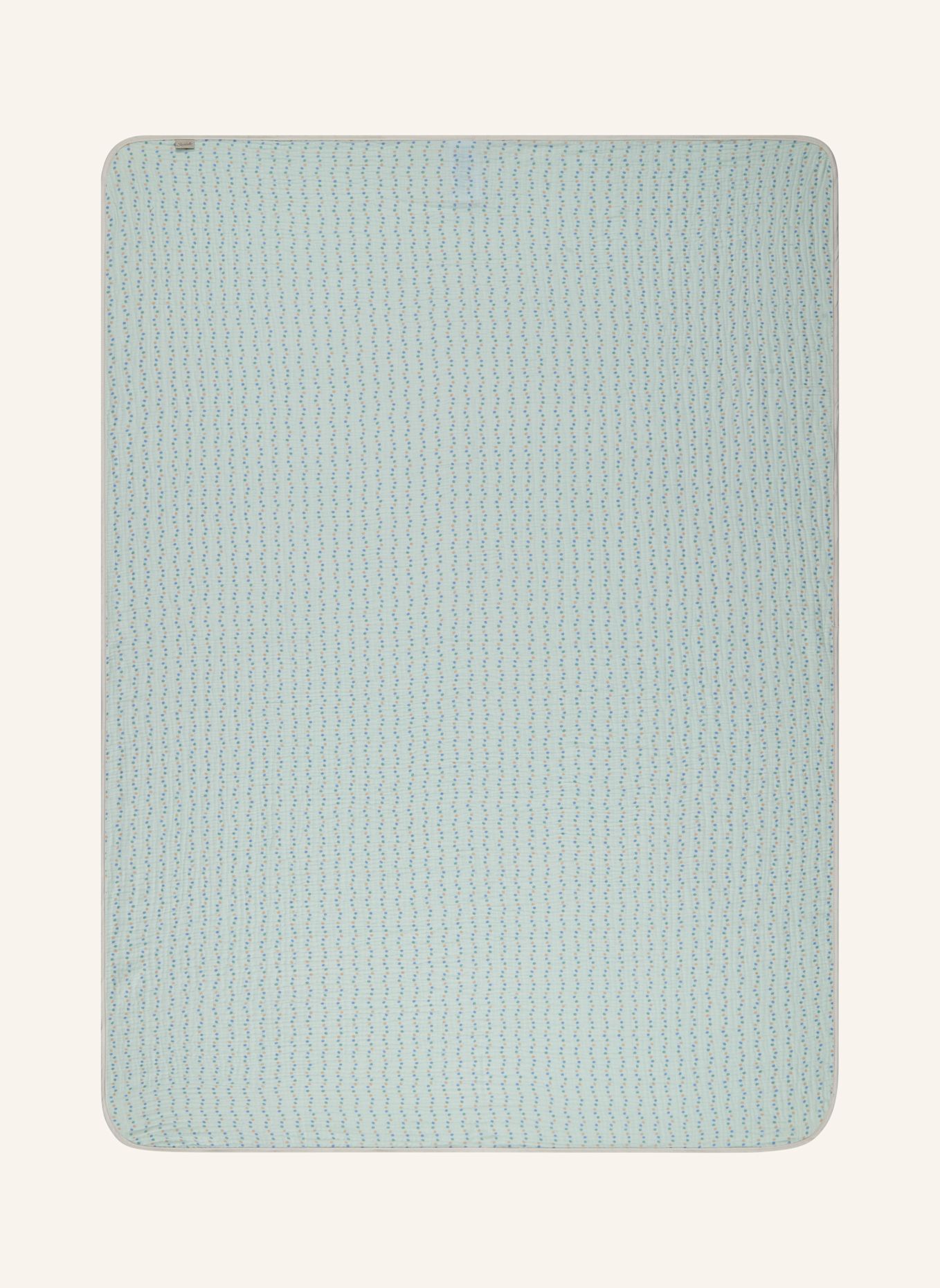 Sterntaler Babydecke Musselin OZEAN: HELLGRÜN