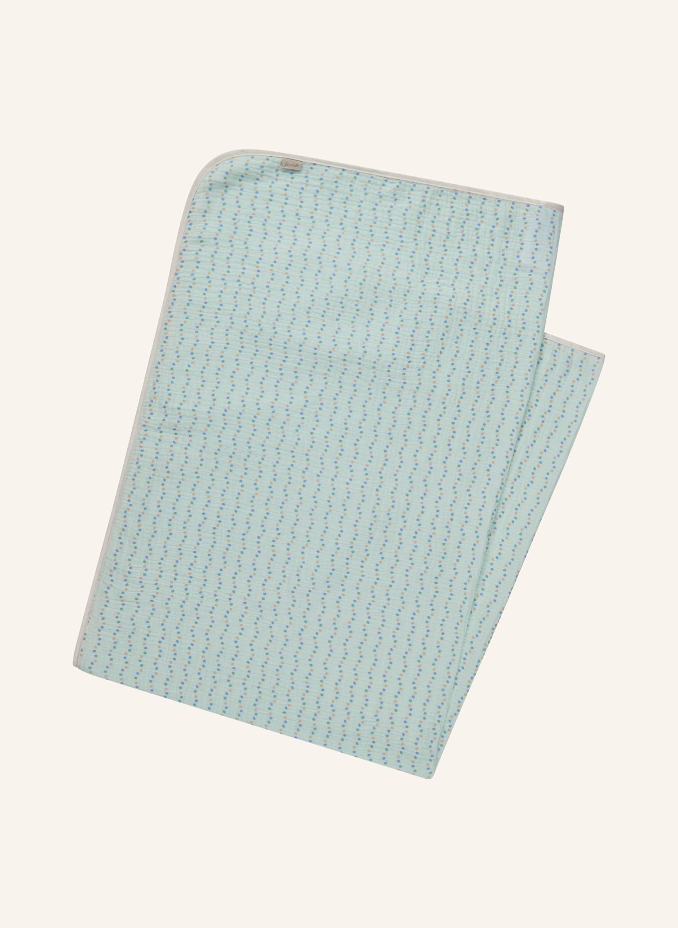Sterntaler Babydecke Musselin OZEAN: HELLGRÜN