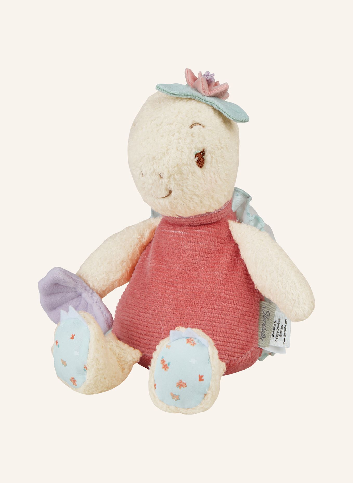 Sterntaler Kuscheltier M SCHILDKRÖTE Sally: ROSA