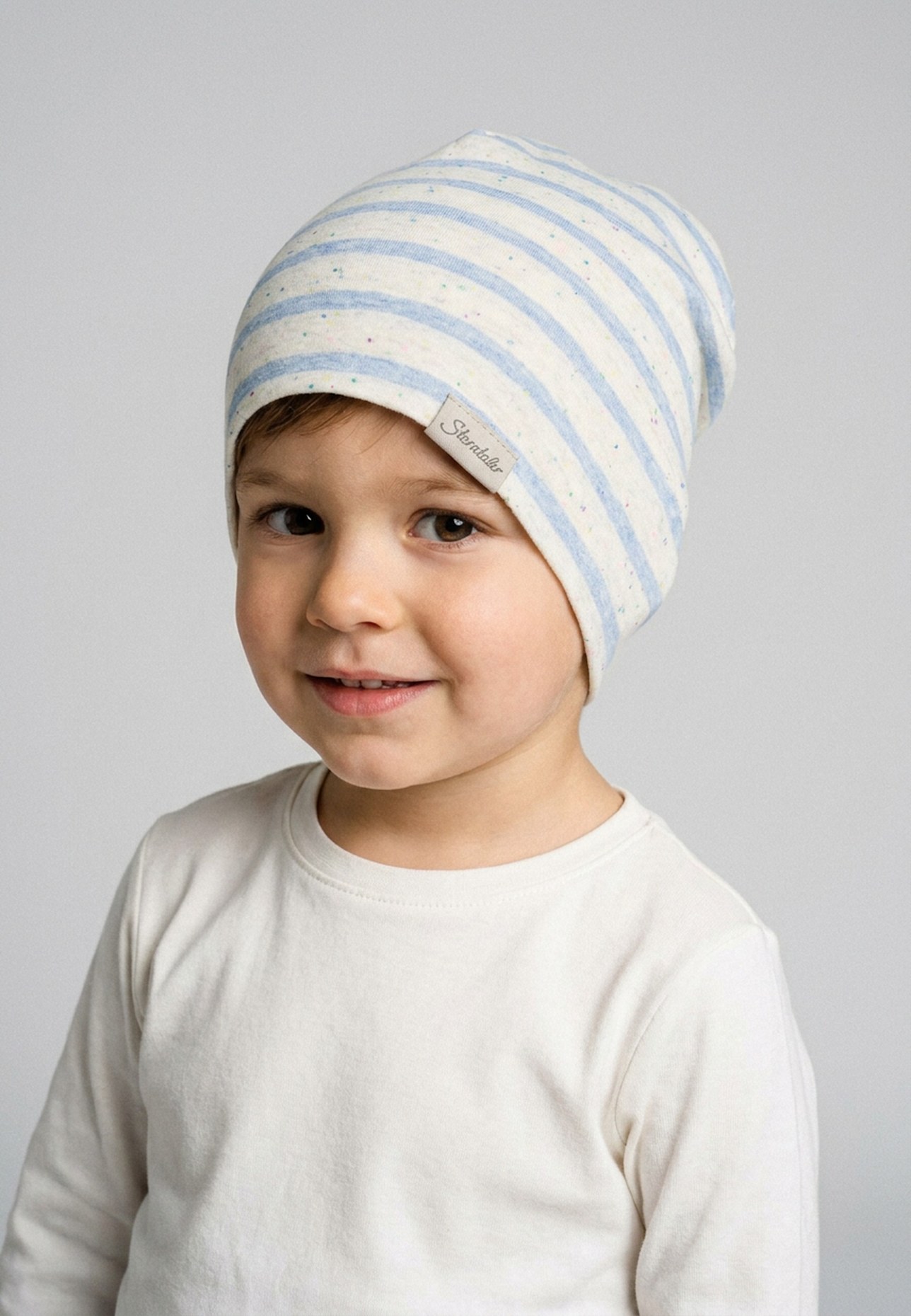 Sterntaler Beanie Streifen: BLAU