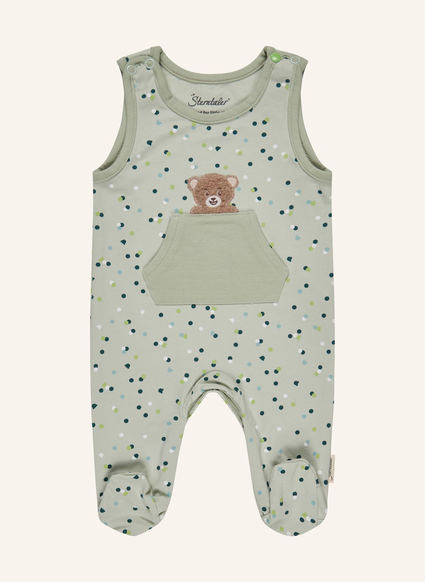 Sterntaler Strampler Set Bär: GRÜN