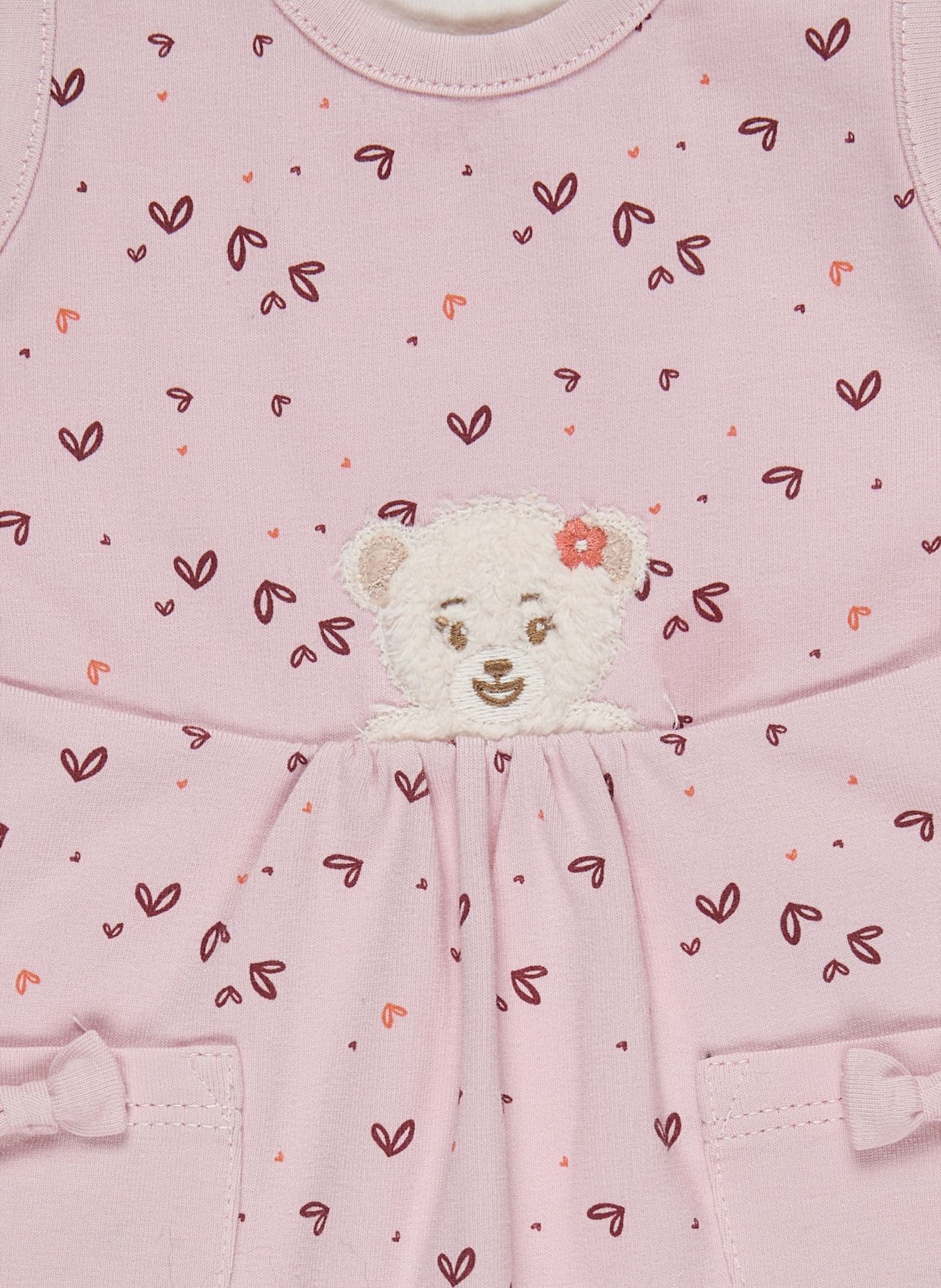 Sterntaler Strampler Set Bär: ROSA