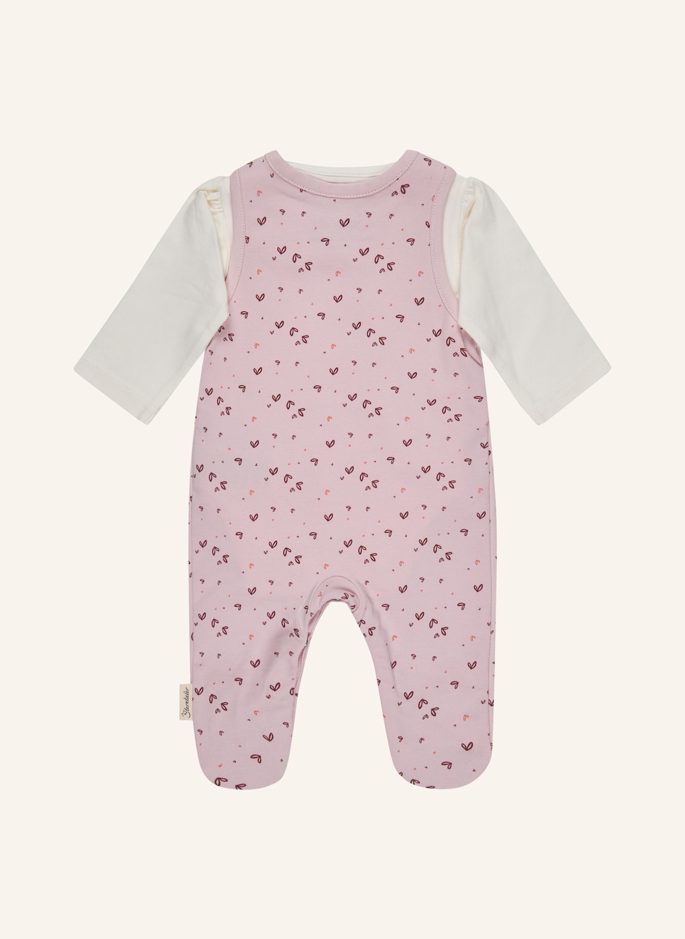 Sterntaler Strampler Set Bär: ROSA