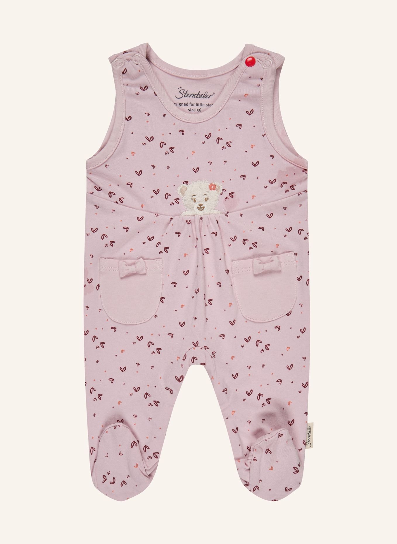 Sterntaler Strampler Set Bär: ROSA