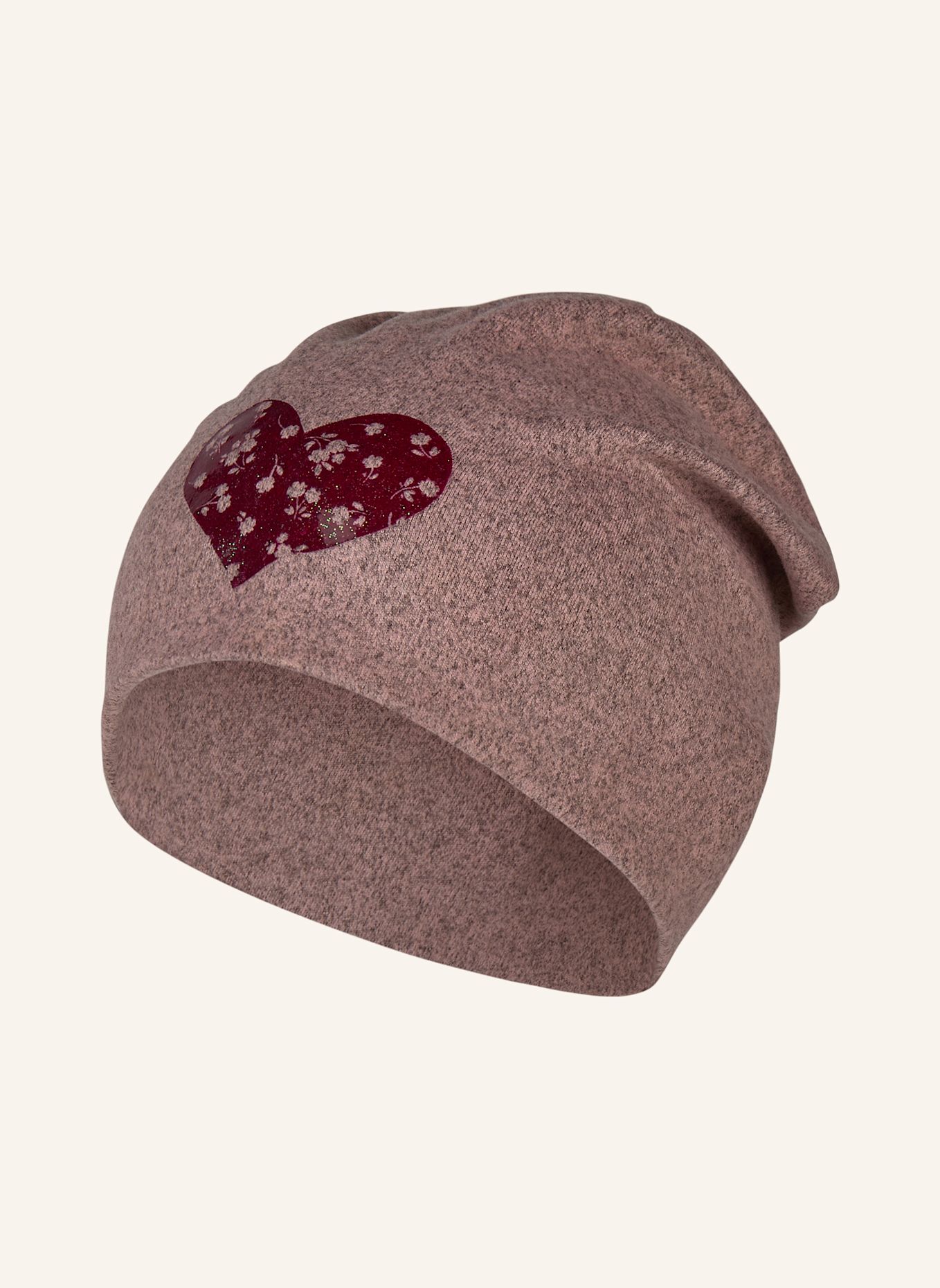 Sterntaler Beanie Blumenherz: PINK