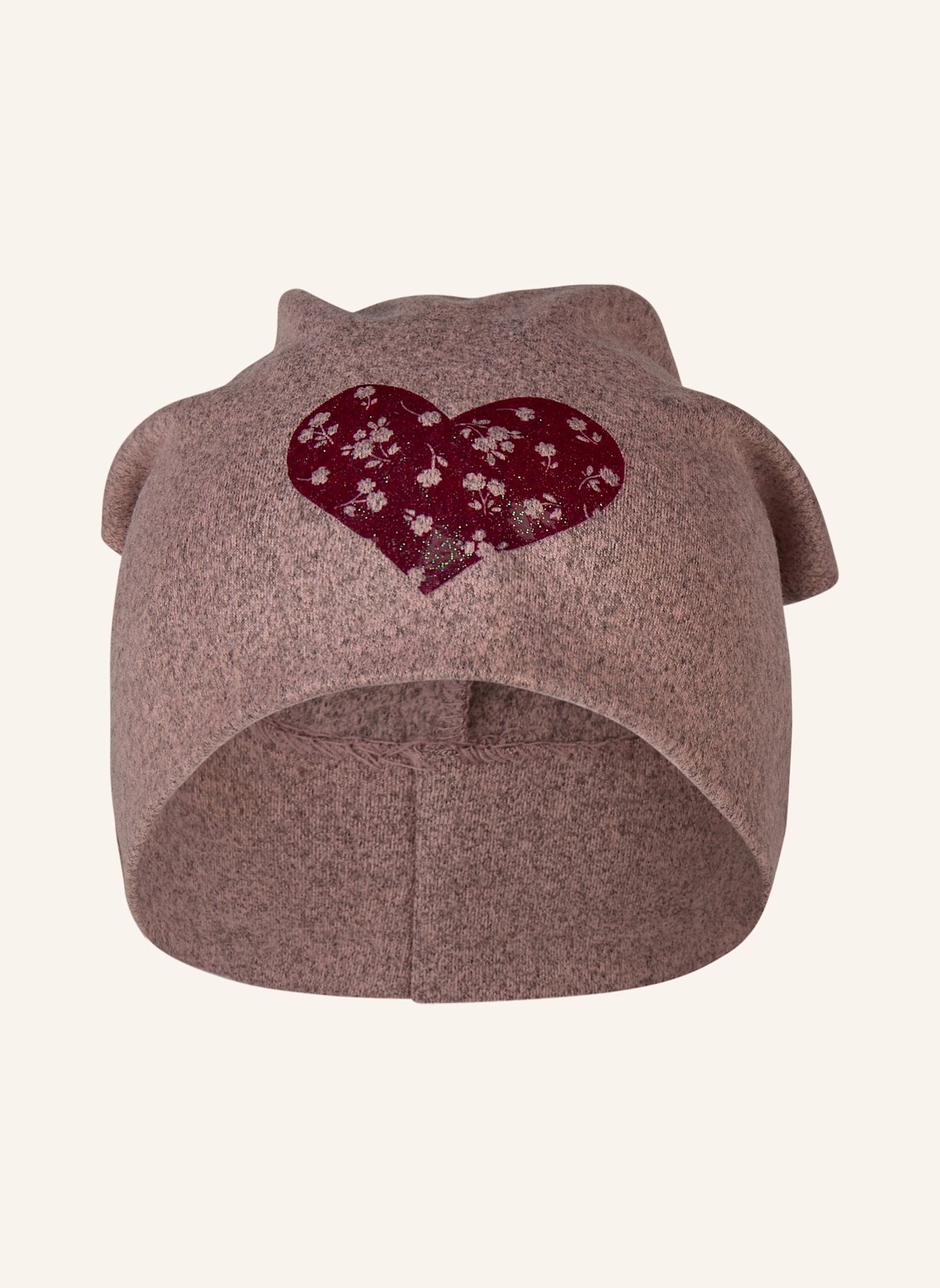 Sterntaler Beanie Blumenherz: PINK