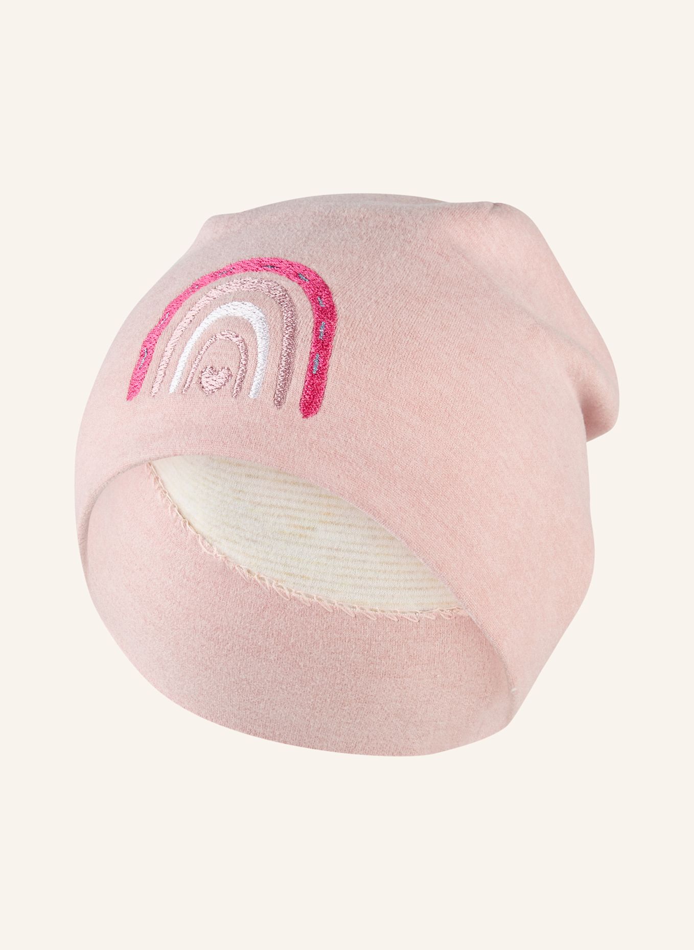 Sterntaler Beanie Regenbogen: HELLROSA