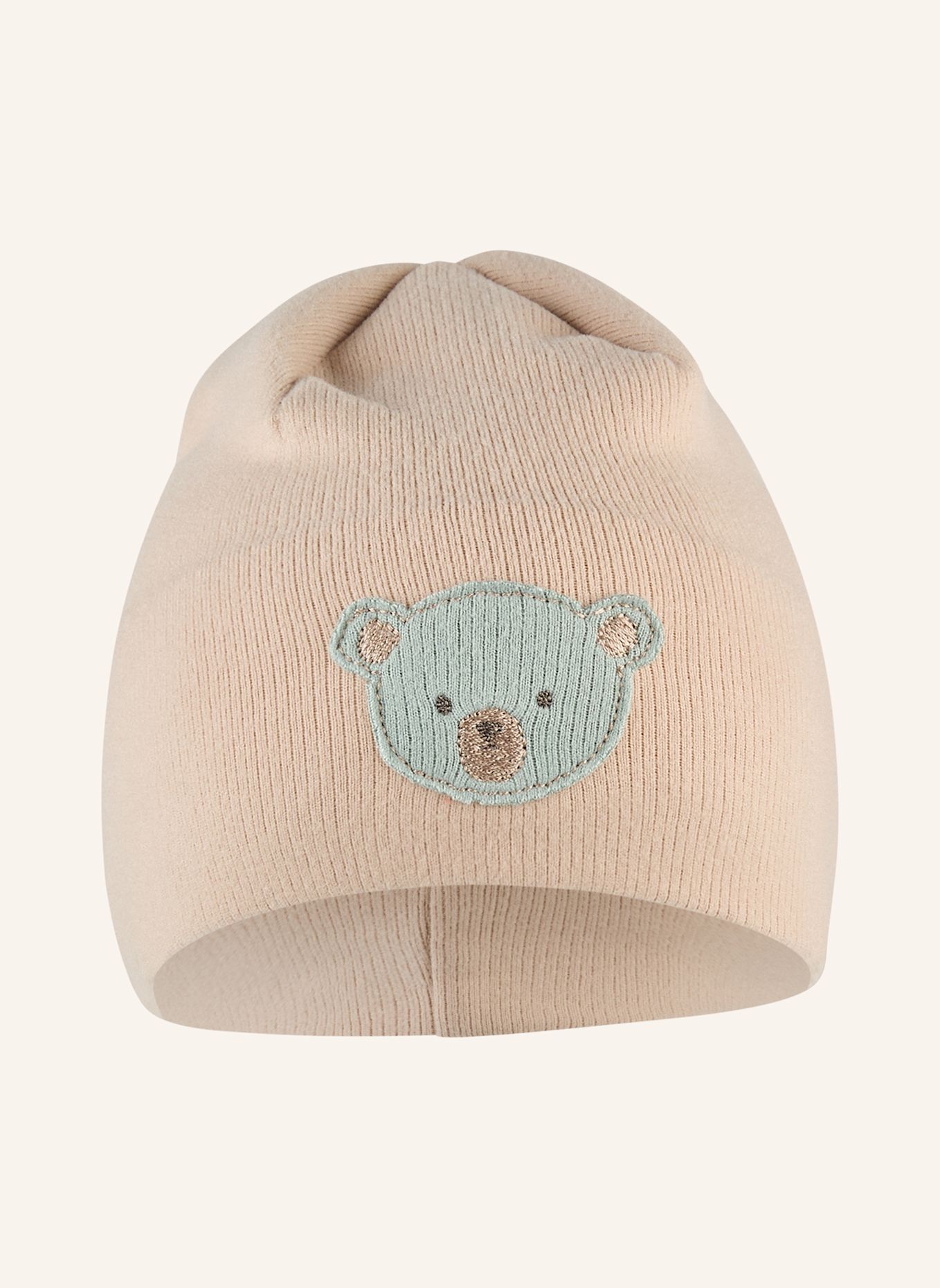 Sterntaler Beanie Bärchen: BEIGE
