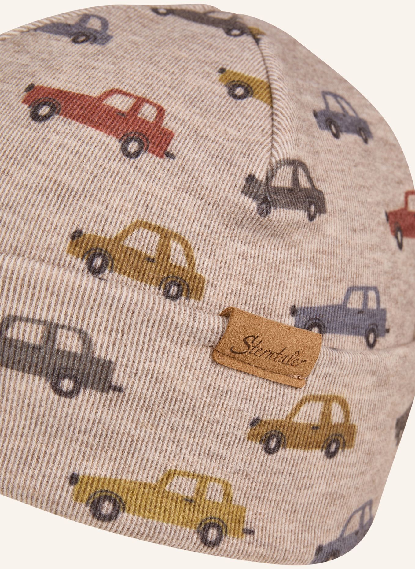 Sterntaler Beanie Autos: BRAUN