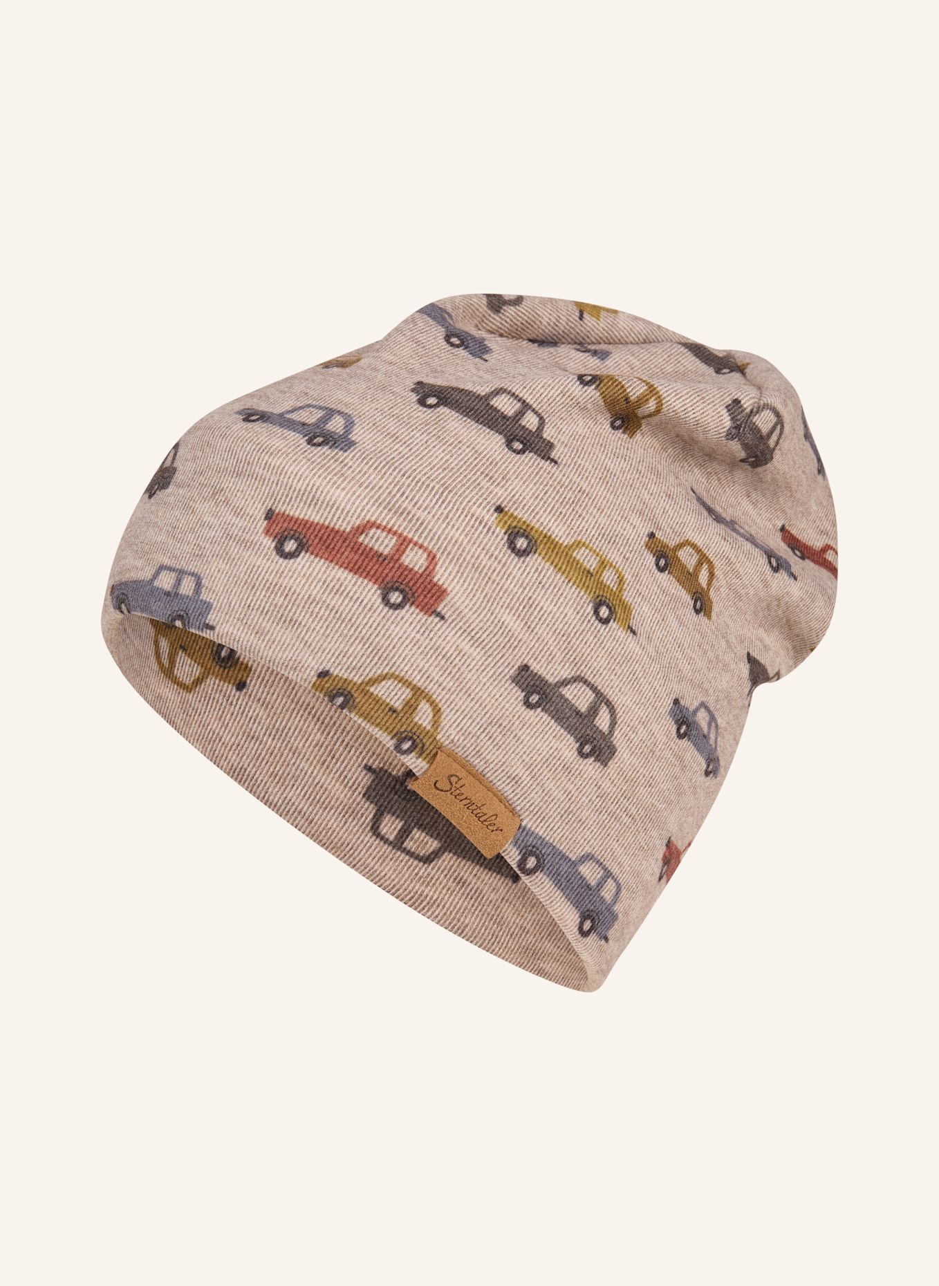 Sterntaler Beanie Autos: BRAUN