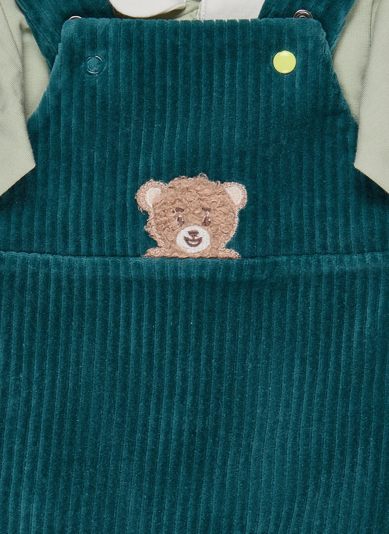 Sterntaler Strampler Set Bär: DUNKELGRÜN