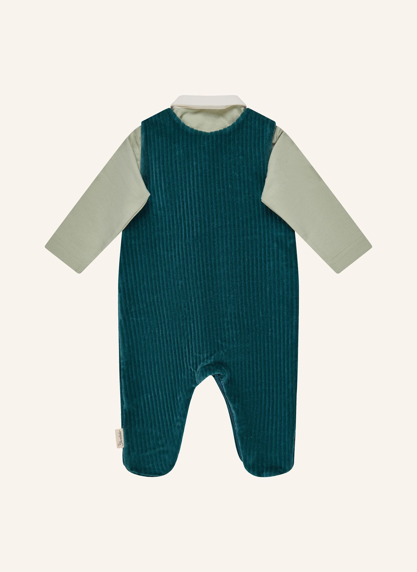 Sterntaler Strampler Set Bär: DUNKELGRÜN