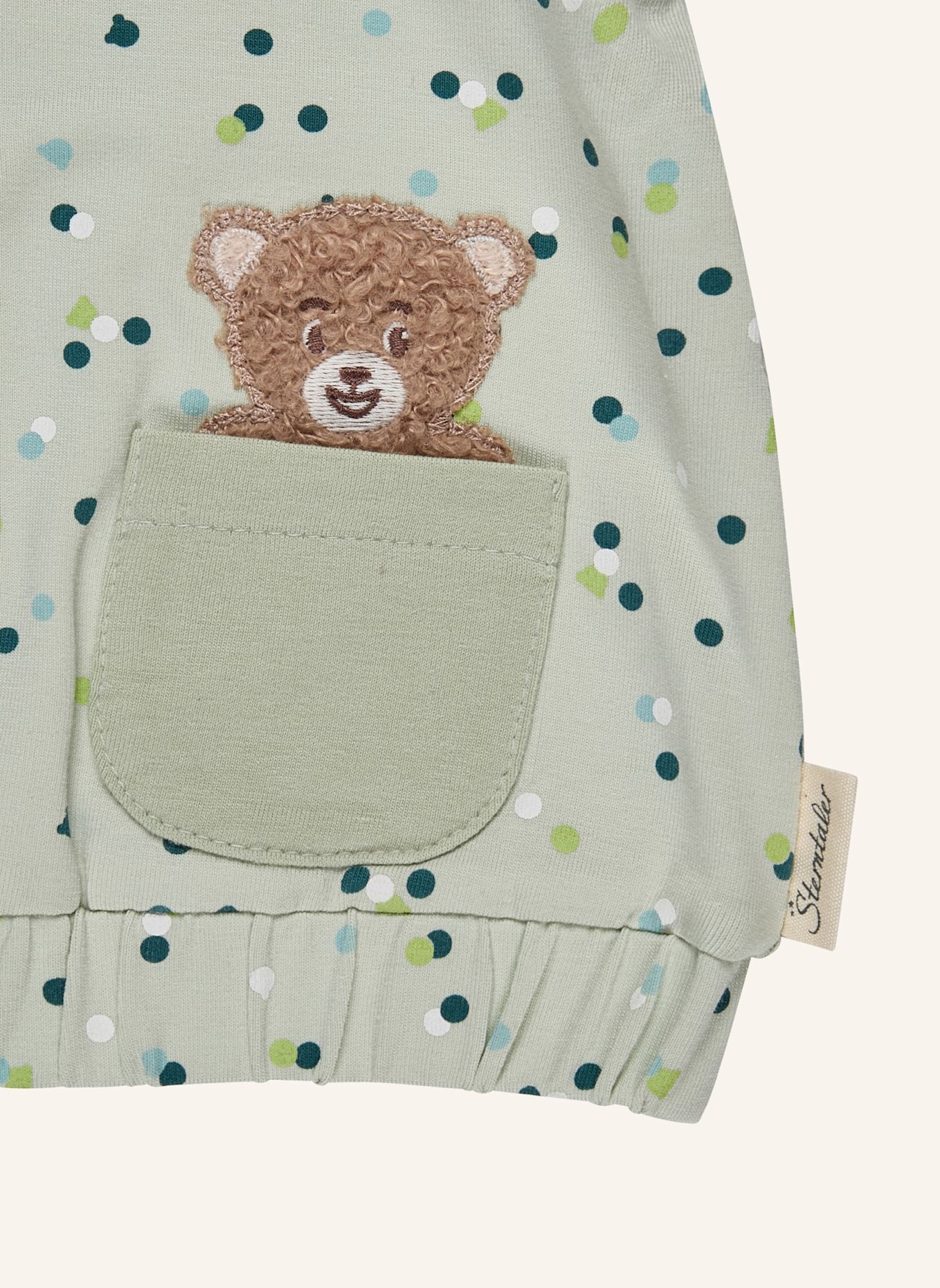 Sterntaler Babyjacke Konfetti: GRÜN
