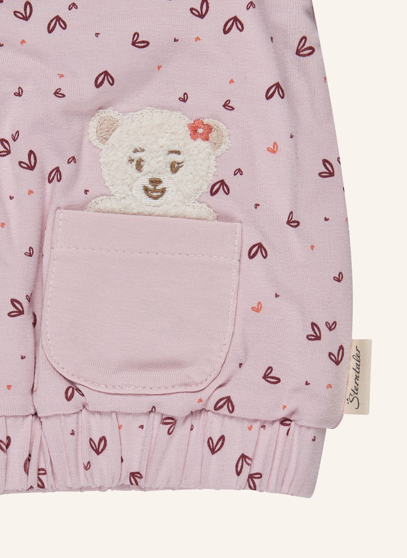 Sterntaler Babyjacke Herzen: ROSA