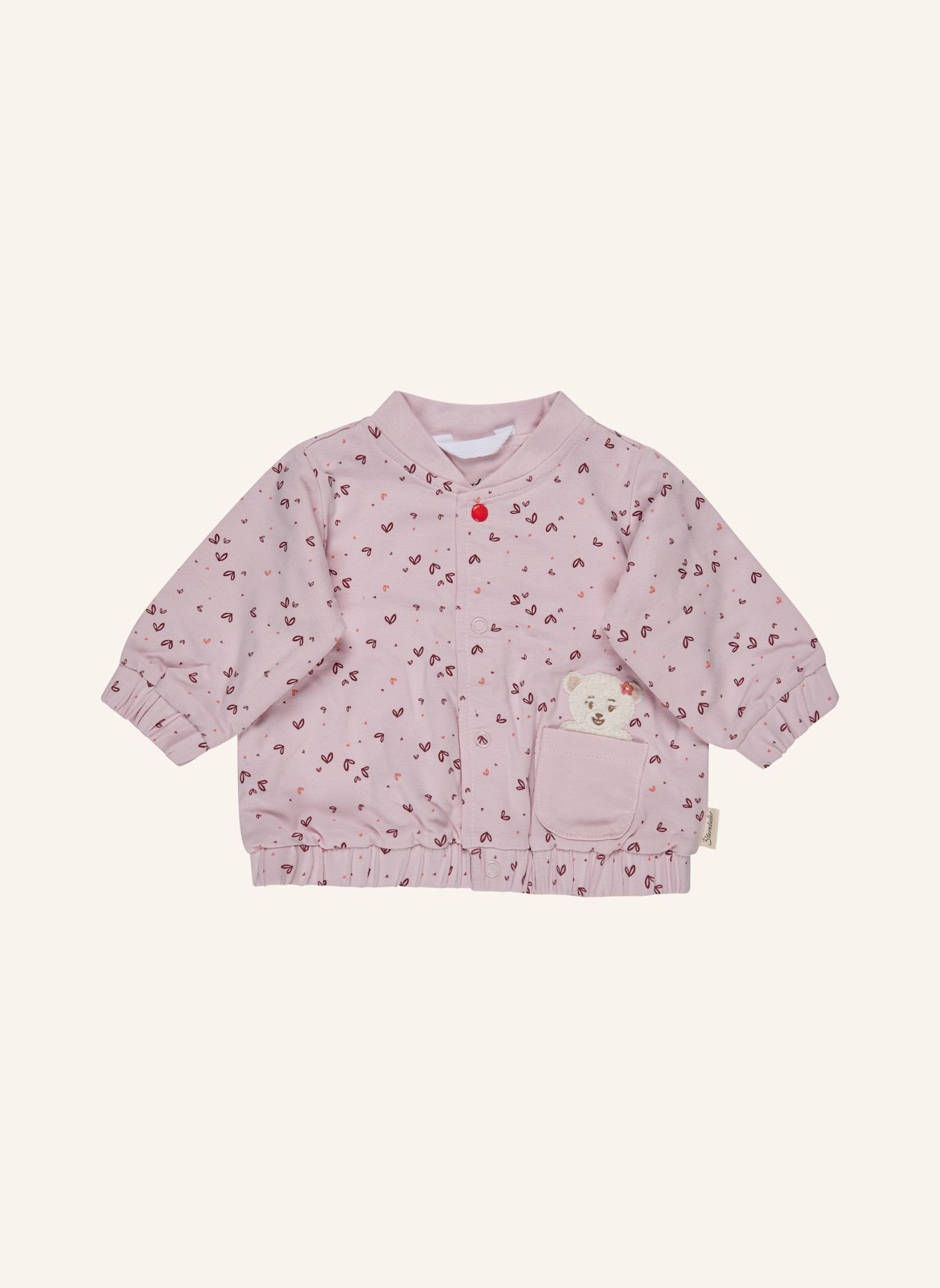 Sterntaler Babyjacke Herzen: ROSA