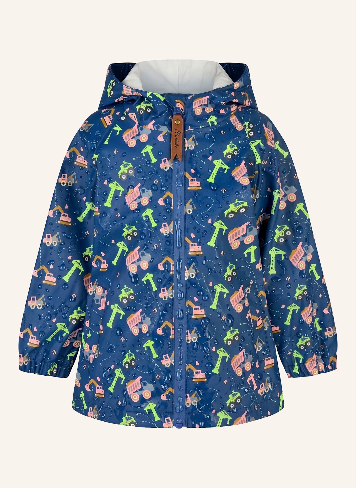 Sterntaler Farbwechsel Regenjacke Baustelle: BLAU