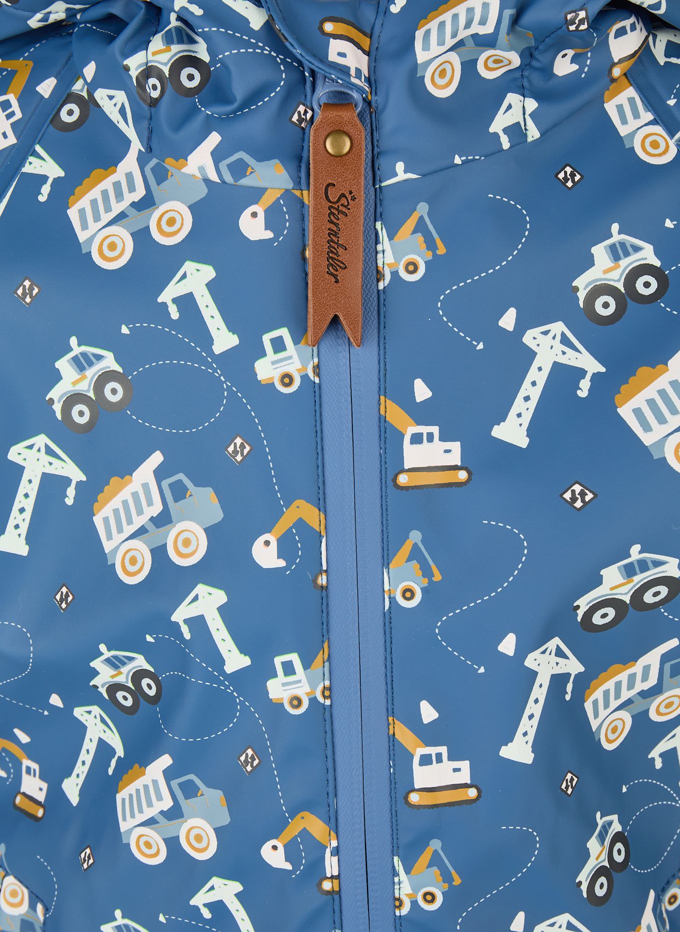 Sterntaler Farbwechsel Regenjacke Baustelle: BLAU