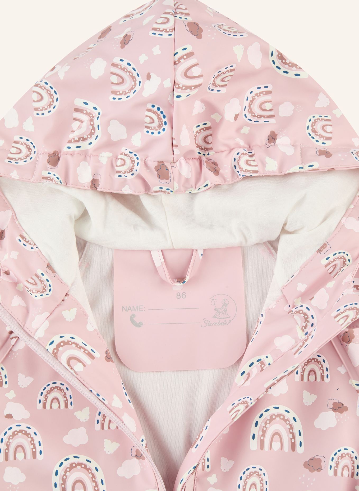 Sterntaler Farbwechsel Regenjacke Regenbogen: ROSA