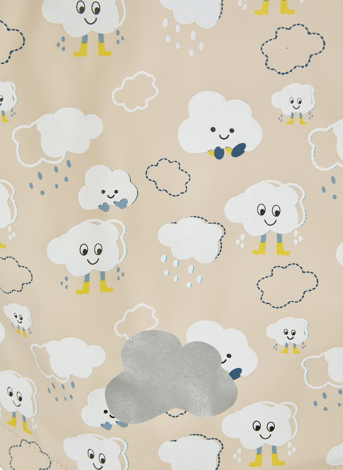 Sterntaler Farbwechsel Regenjacke Wolken: BEIGE