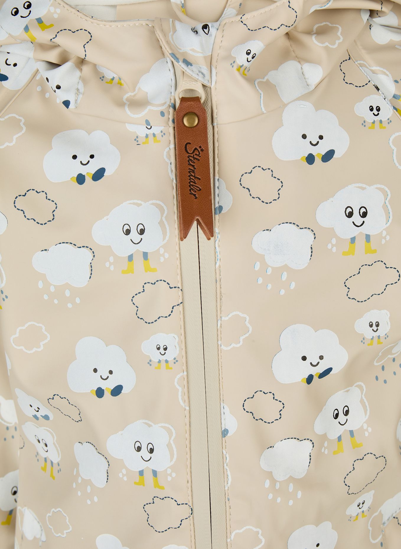 Sterntaler Farbwechsel Regenjacke Wolken: BEIGE