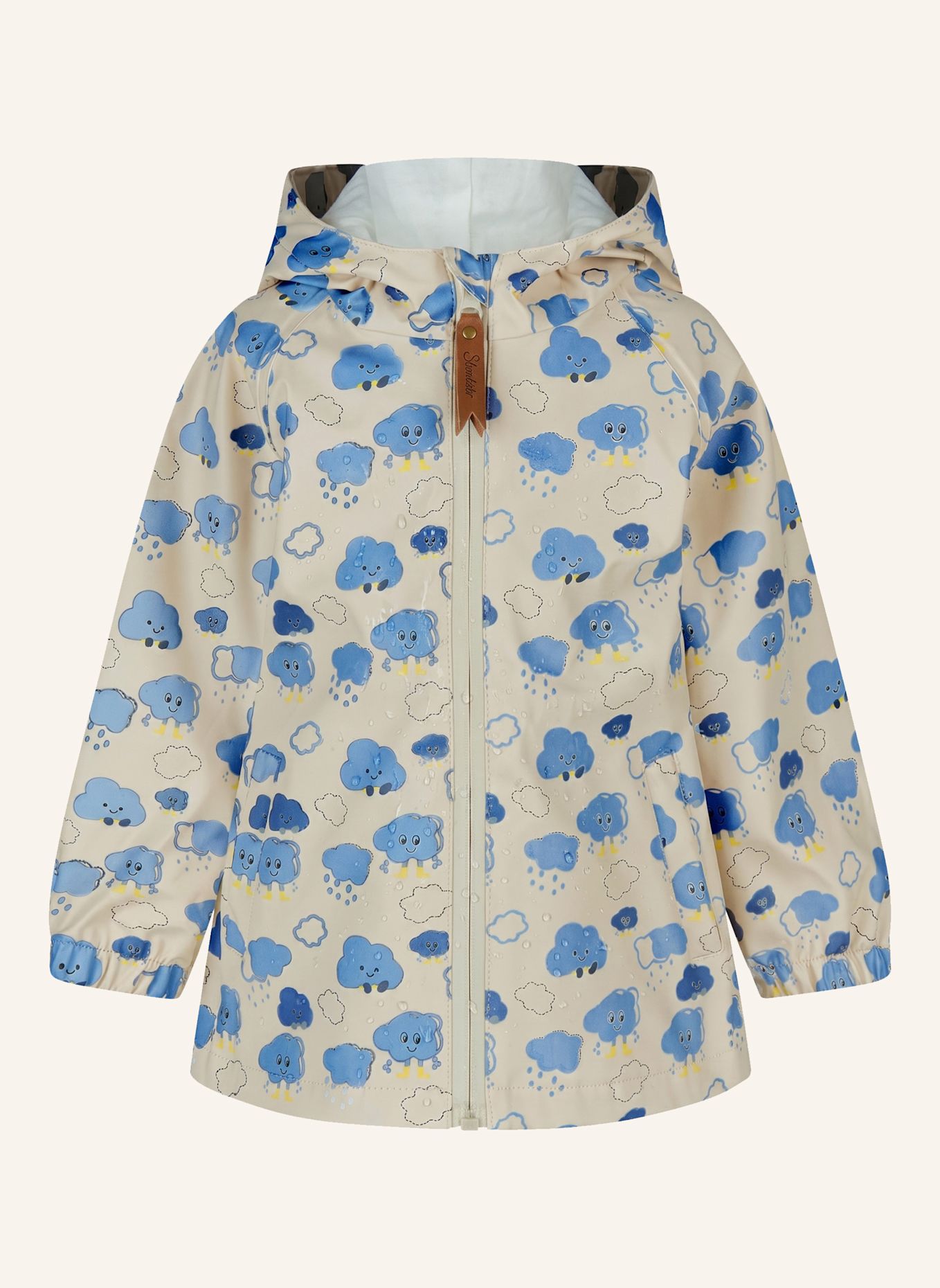 Sterntaler Farbwechsel Regenjacke Wolken: BEIGE