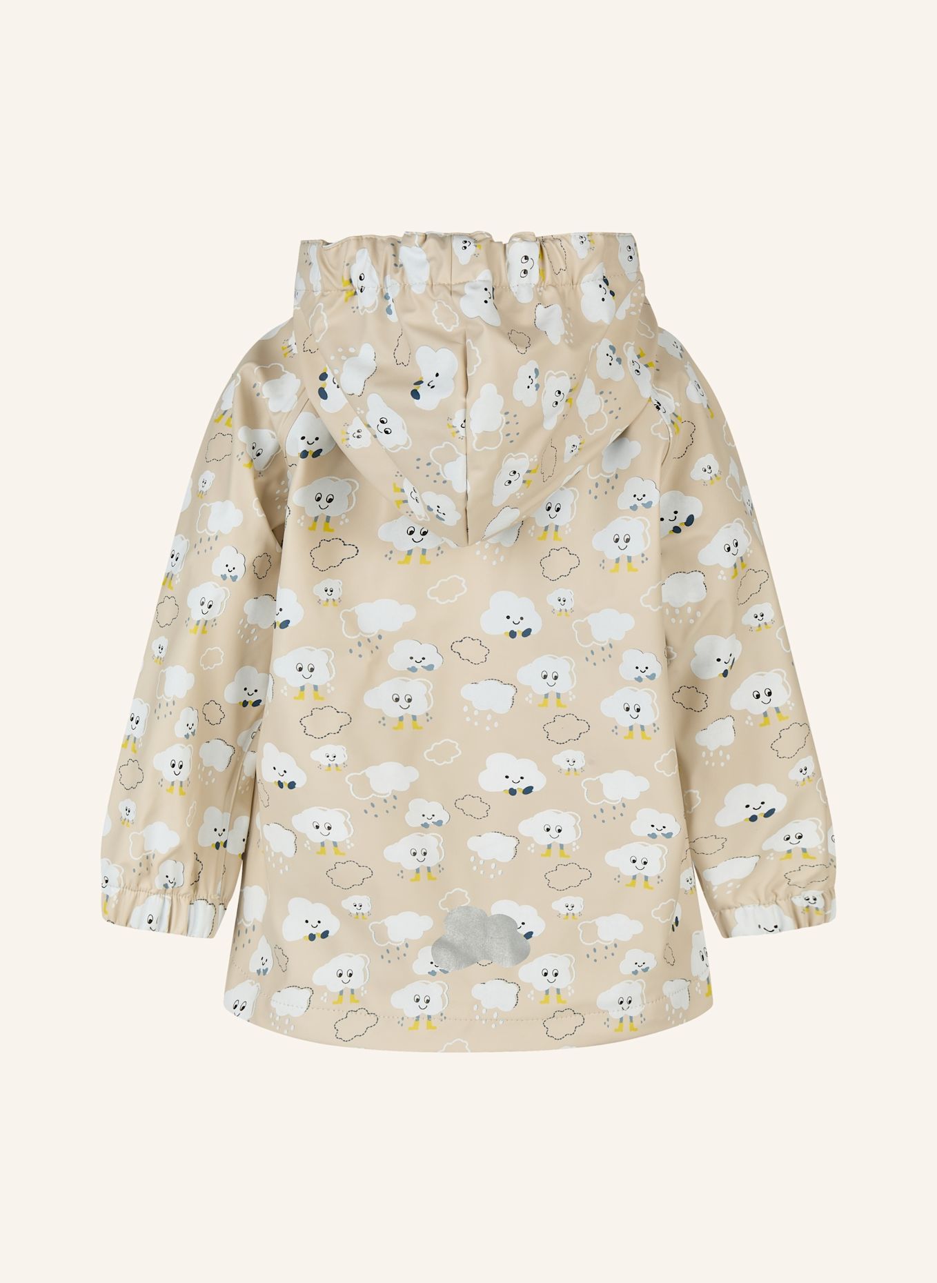 Sterntaler Farbwechsel Regenjacke Wolken: BEIGE