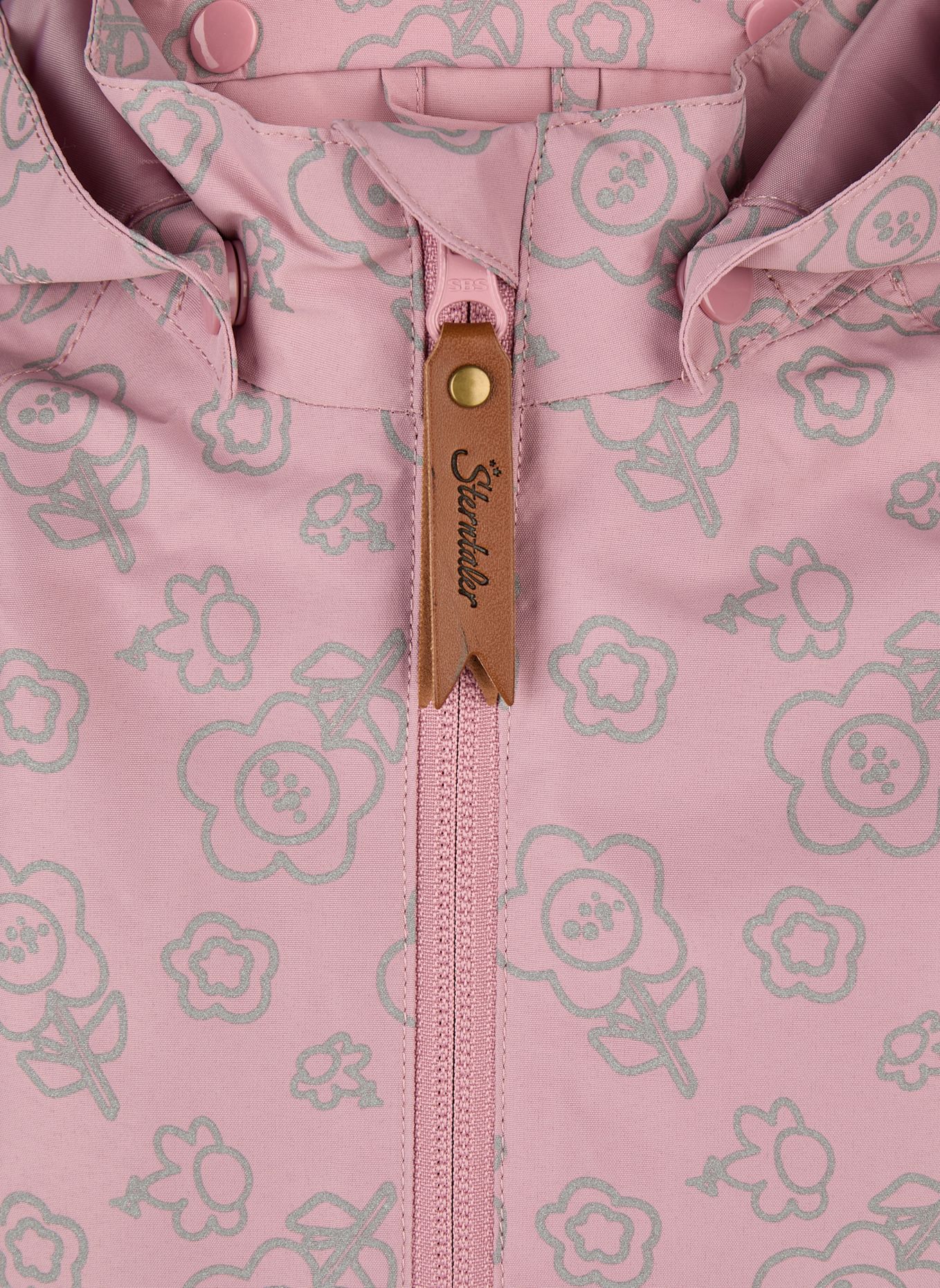 Sterntaler Regenjacke gefüttert Blume: ROSA