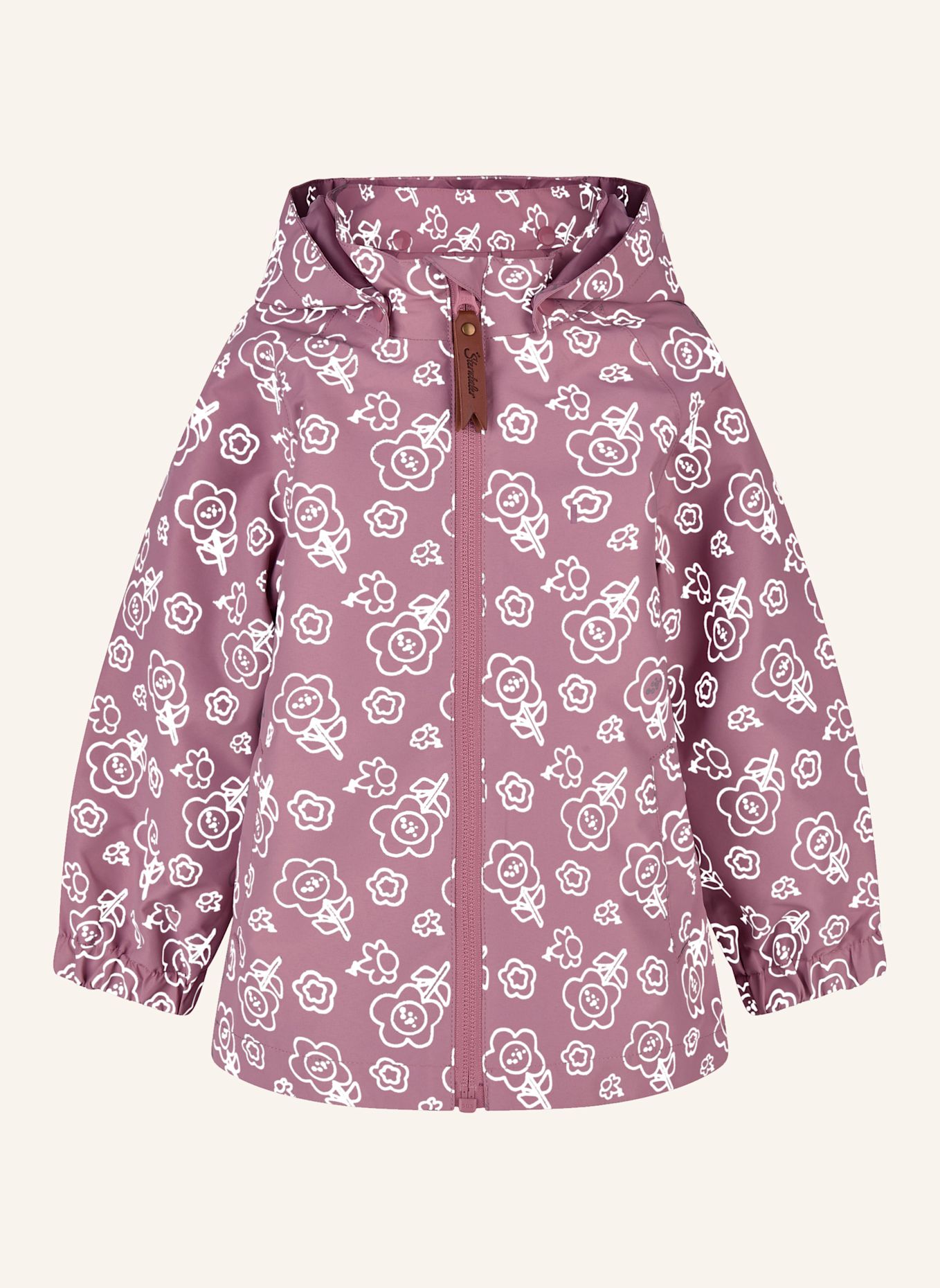 Sterntaler Regenjacke gefüttert Blume: ROSA