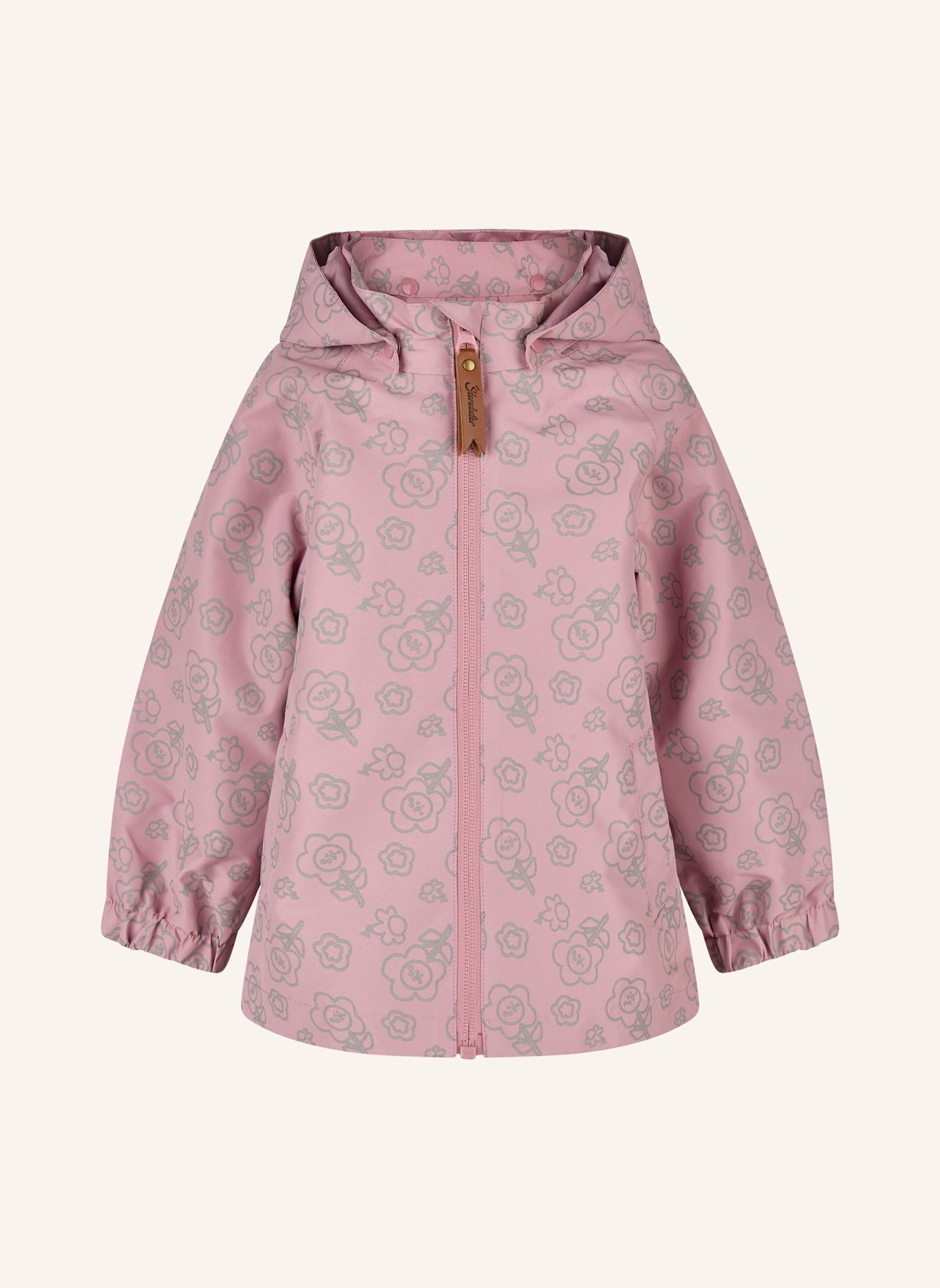 Sterntaler Regenjacke gefüttert Blume: ROSA