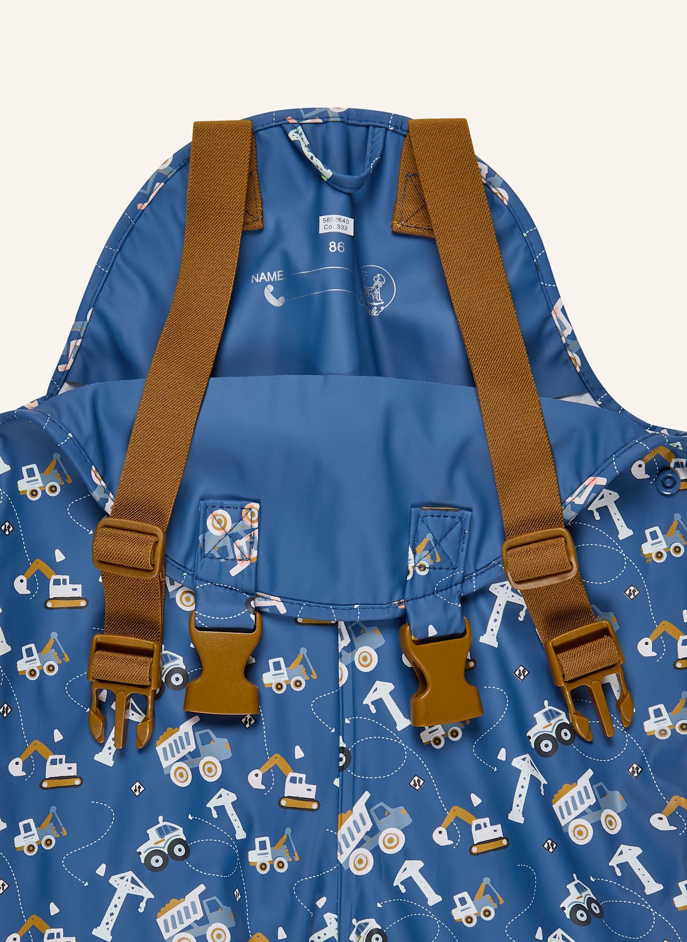 Sterntaler Farbwechsel Regenhose Baustelle: BLAU