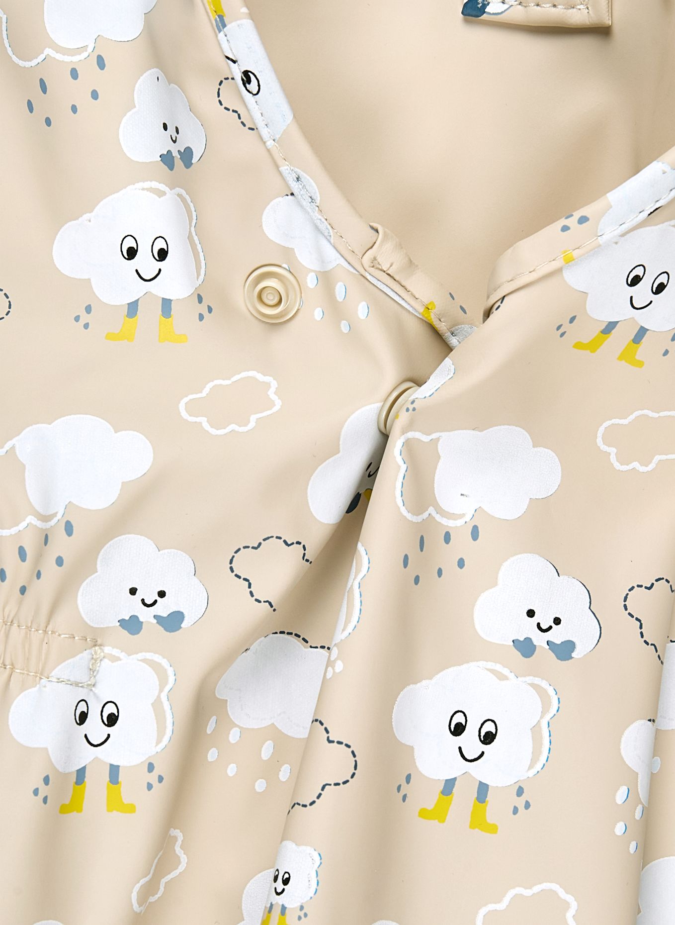 Sterntaler Farbwechsel Regenhose Wolken: BEIGE