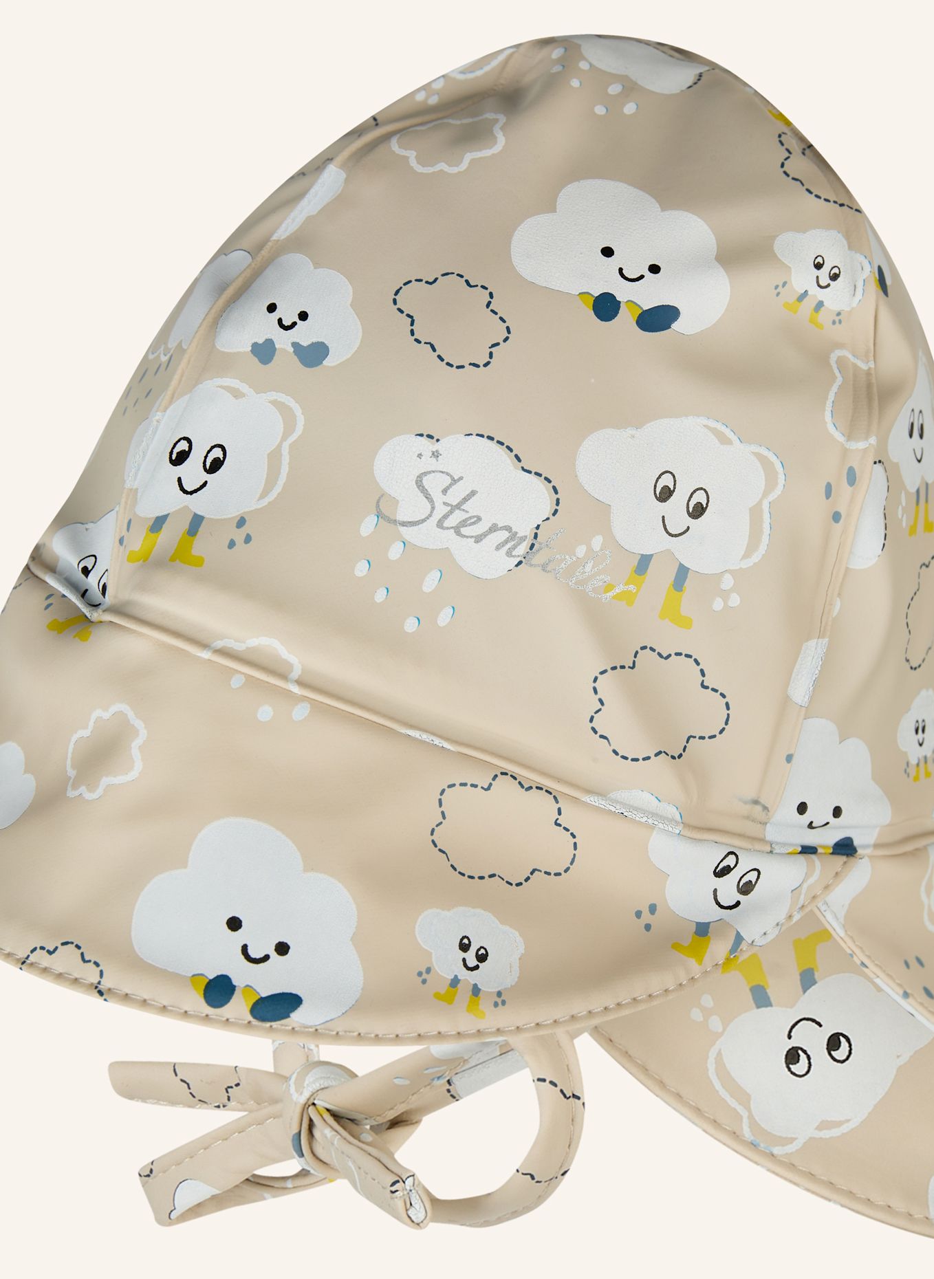 Sterntaler Farbwechsel Regenhut Wolken: BEIGE