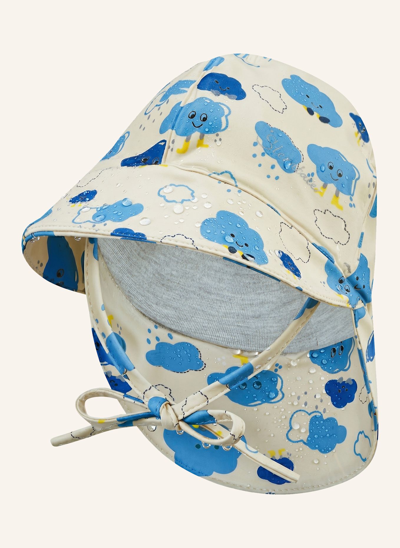 Sterntaler Farbwechsel Regenhut Wolken: BEIGE