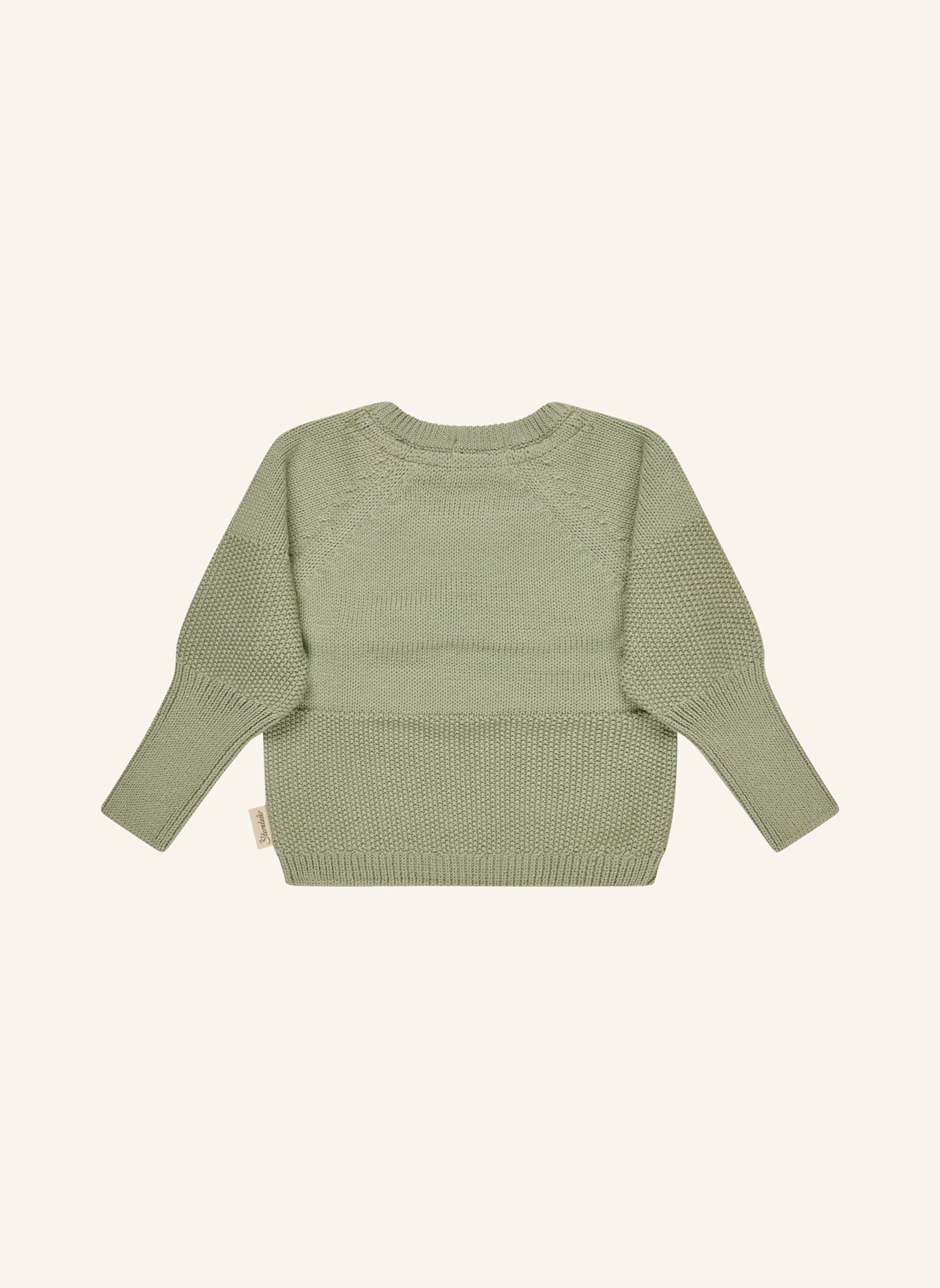 Sterntaler Strickpullover Bär: GRÜN