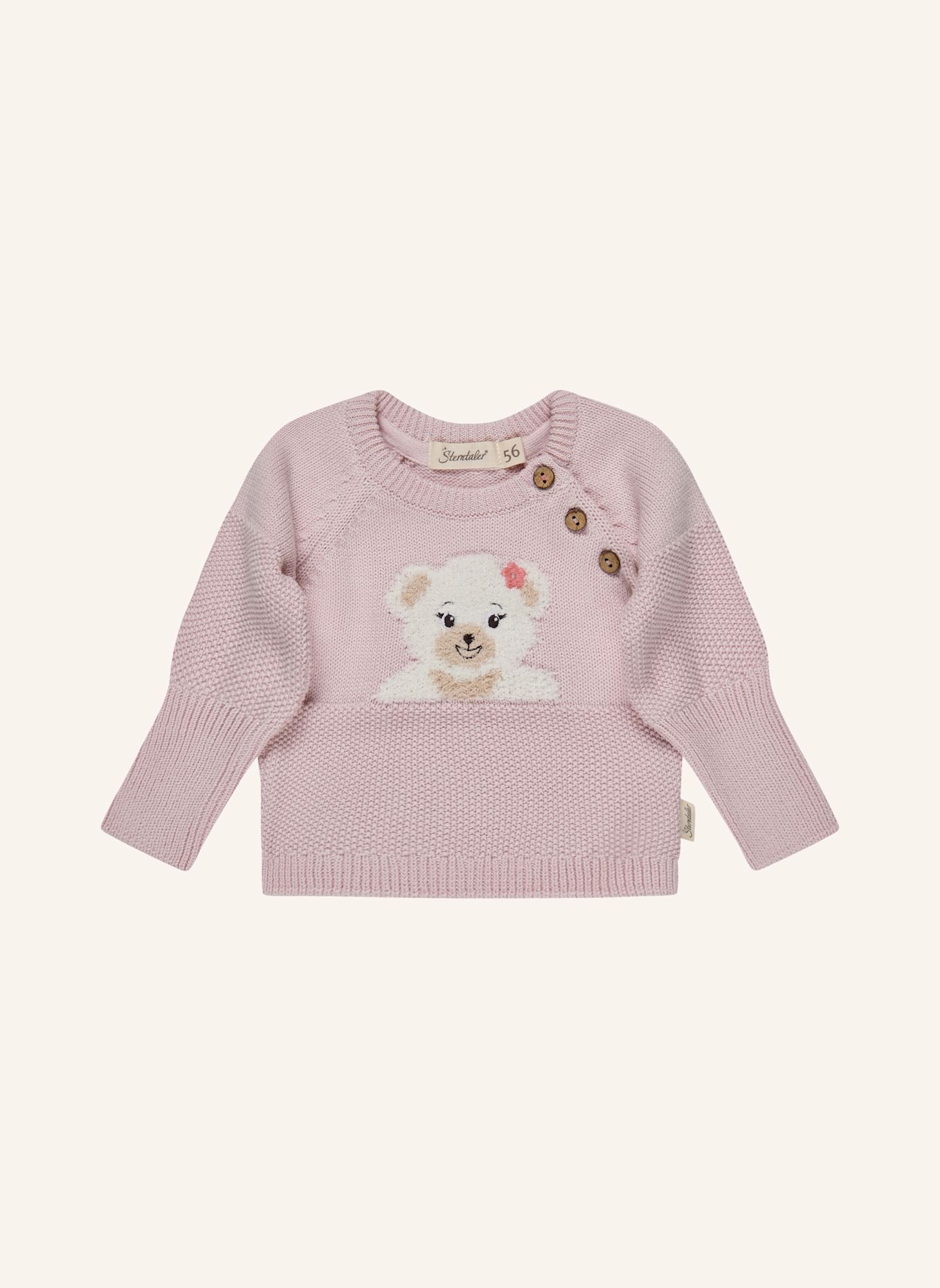 Sterntaler Strickpullover Bär: ROSA