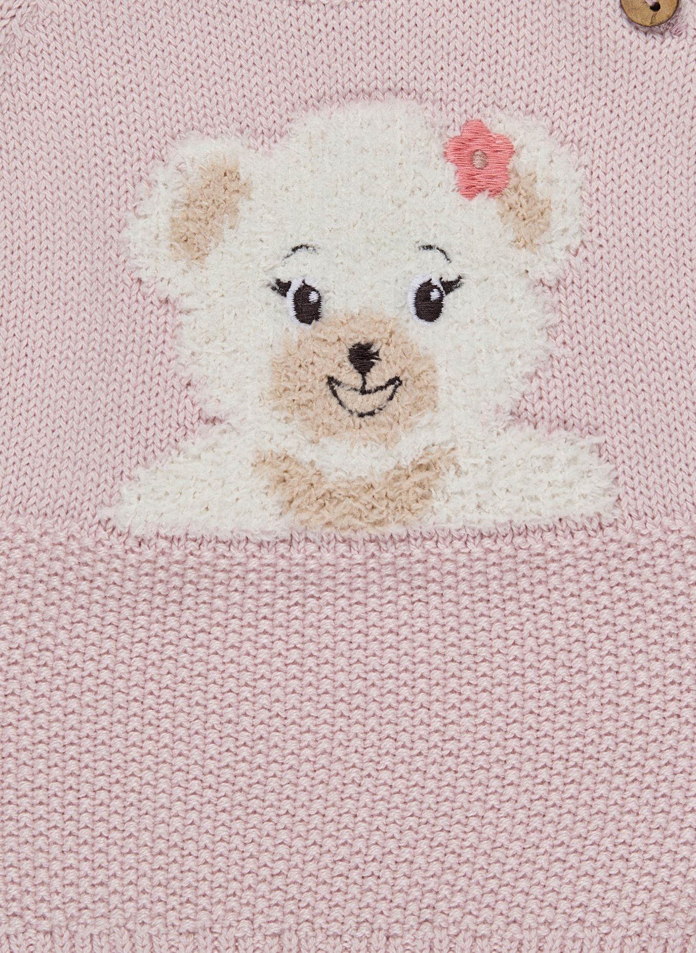 Sterntaler Strickpullover Bär: ROSA