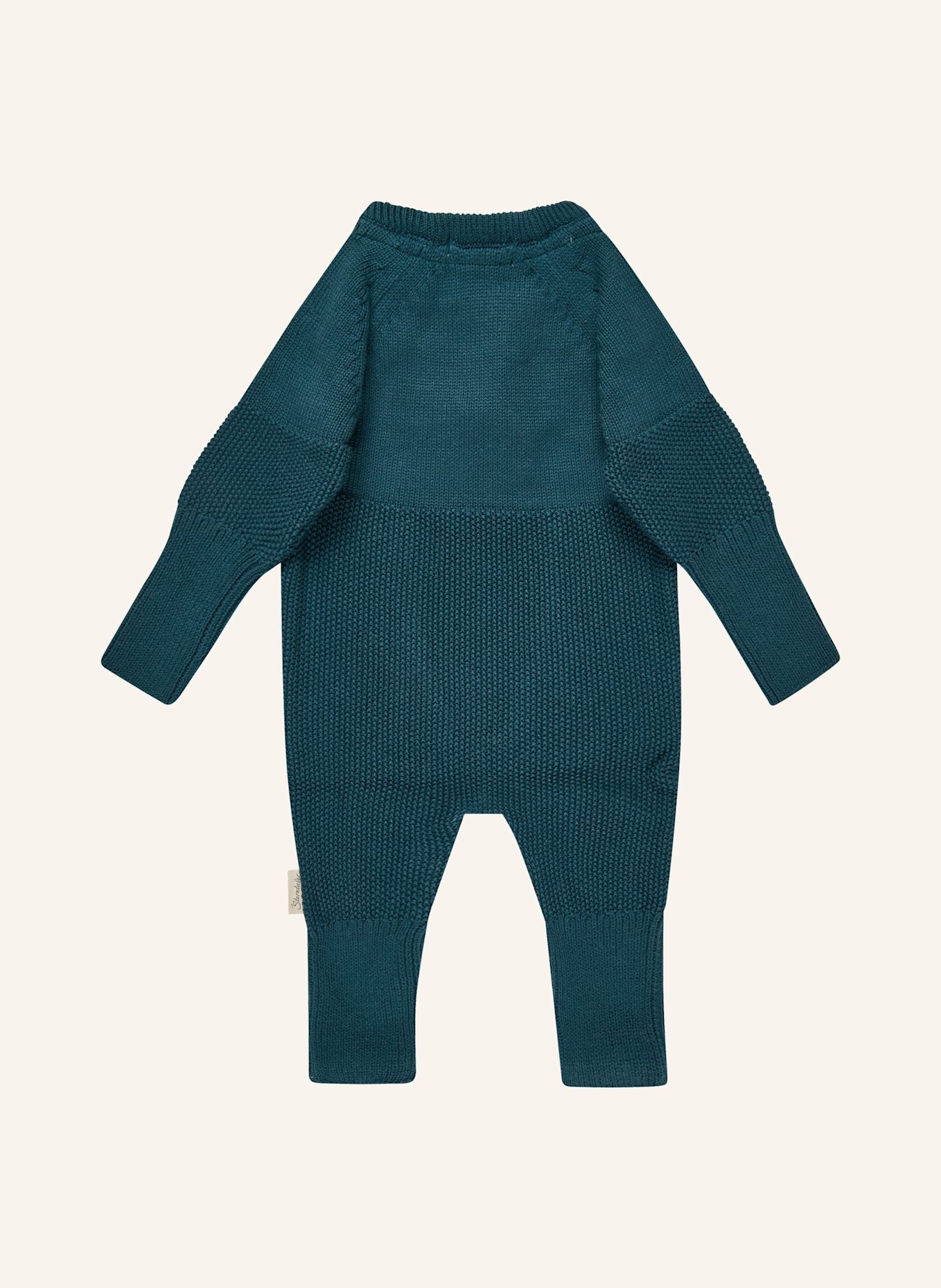 Sterntaler Strickoverall Bär: DUNKELGRÜN
