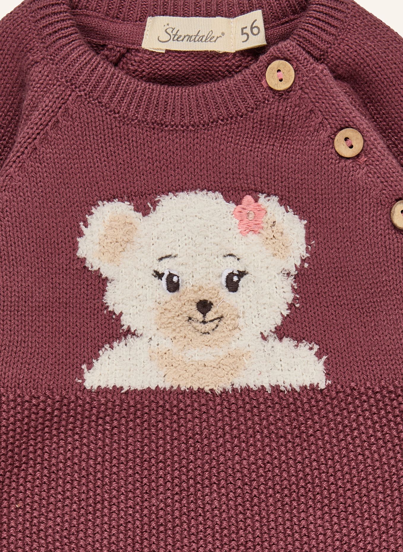 Sterntaler Strickoverall Bär: ROSA