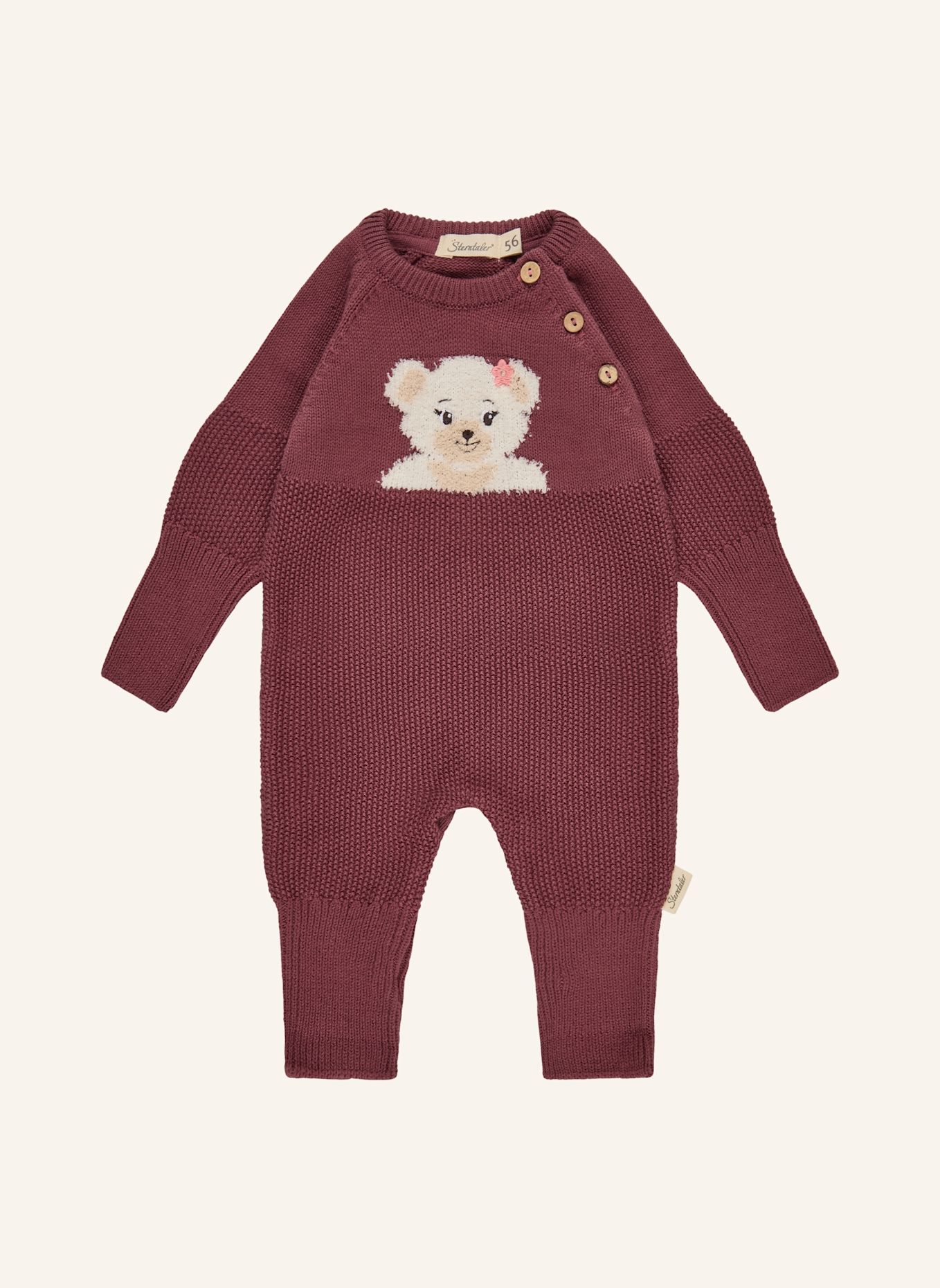 Sterntaler Strickoverall Bär: ROSA