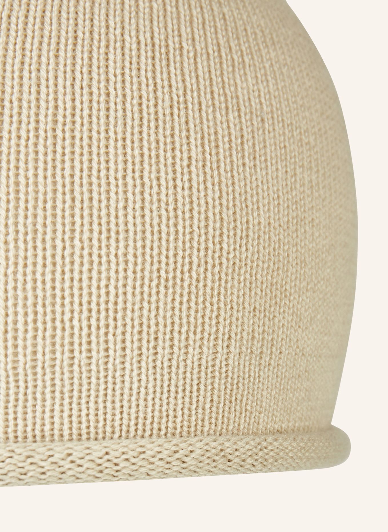 Sterntaler GOTS Strickmütze Rollrand: BEIGE