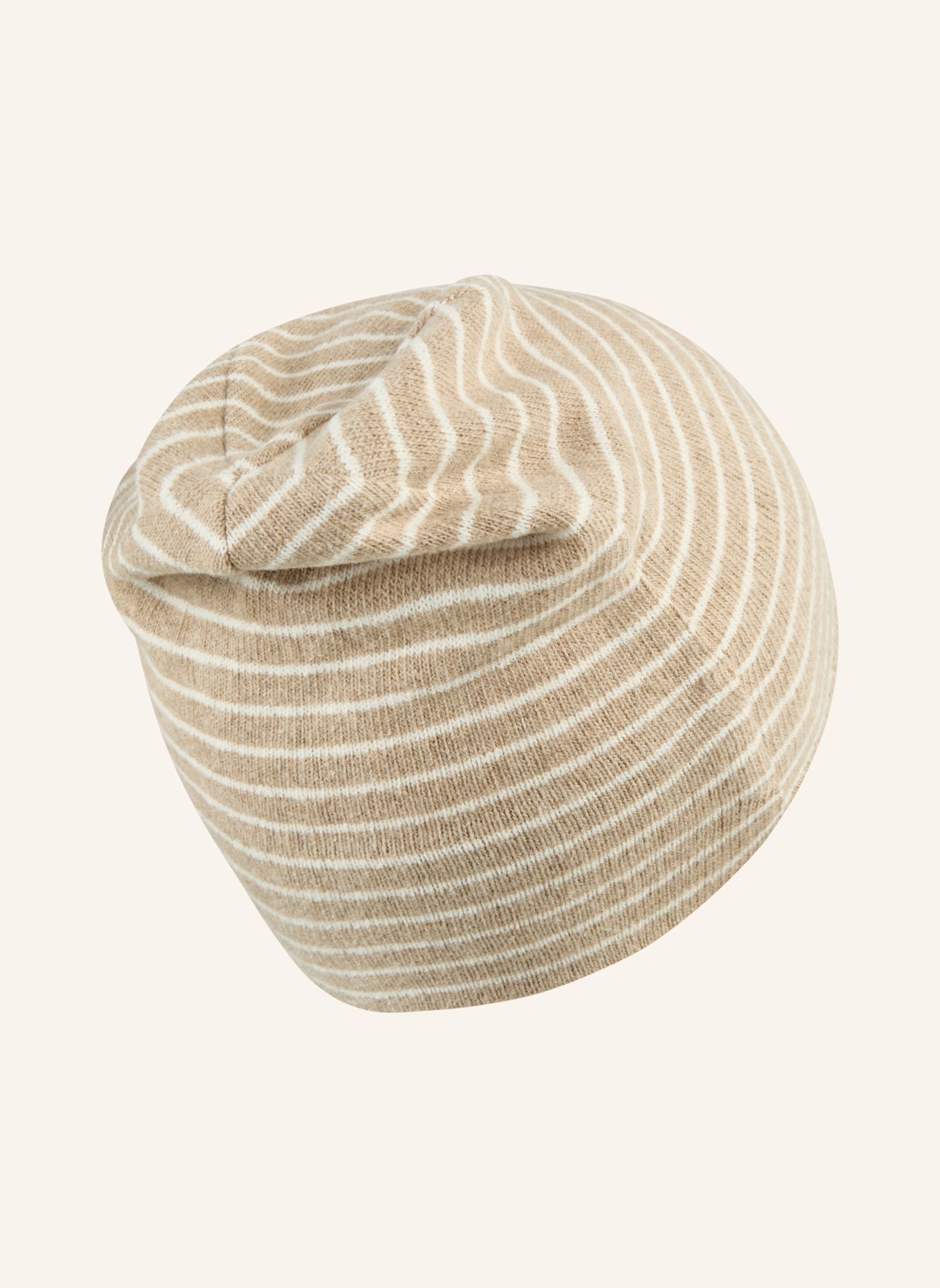 Sterntaler Beanie gestreift: BEIGE